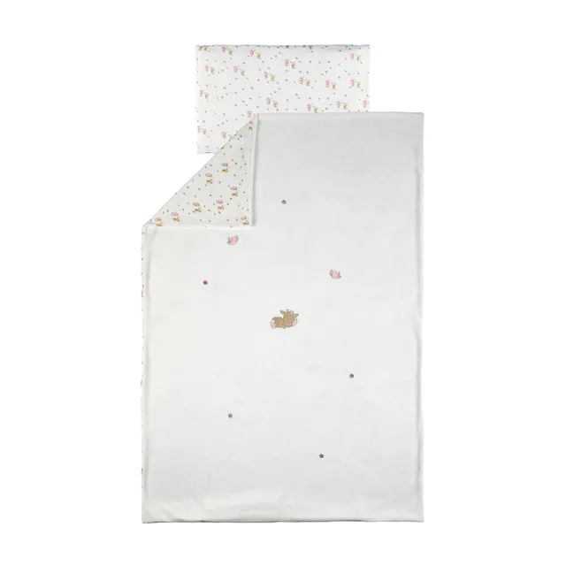 nattou-fanfan-baby-bettw-sche-velours-140x100-cm-kissenbezug-60x40-cm image 1