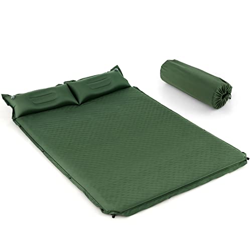 komfotteu-isomatte-selbstaufblasend-190-x-130-cm-2-person-blau-mit-kissen image 4