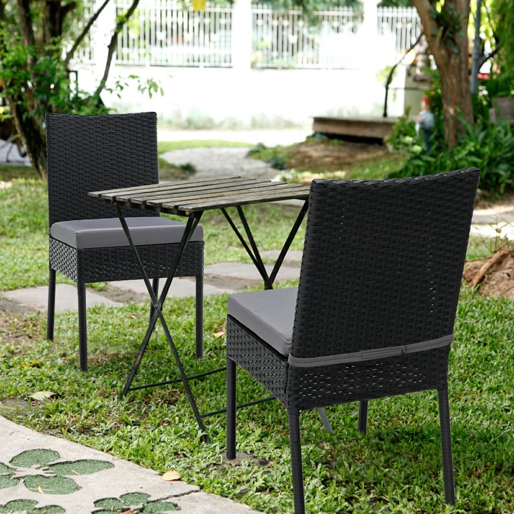komfotteu-essstuhl-2er-set-rattan-mit-r-ckenlehne-und-kissen-schwarz-150-kg image 7