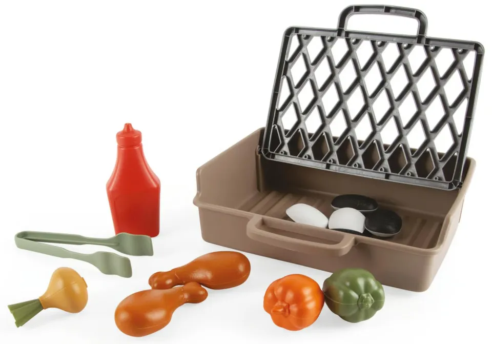 dantoy-green-garden-grill-set-12-teilig-spielgrill image 1