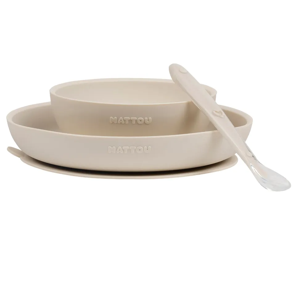 nattou-silikon-baby-geschirr-set-3-teilig-mit-saugnapf image 1