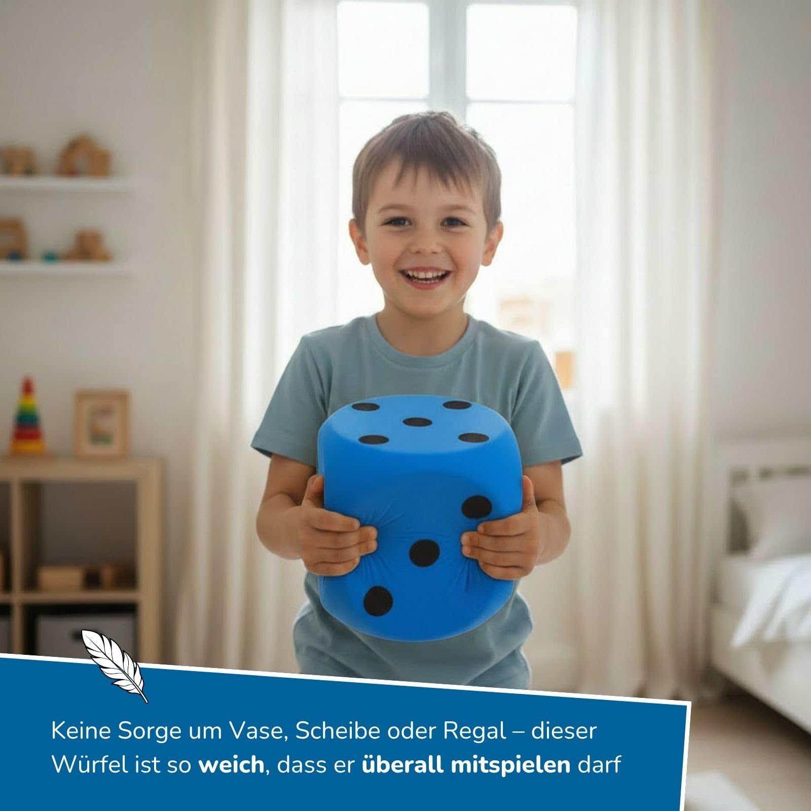 alldoro-xxl-schaumstoff-w-rfel-12er-set-15-cm-blau image 3