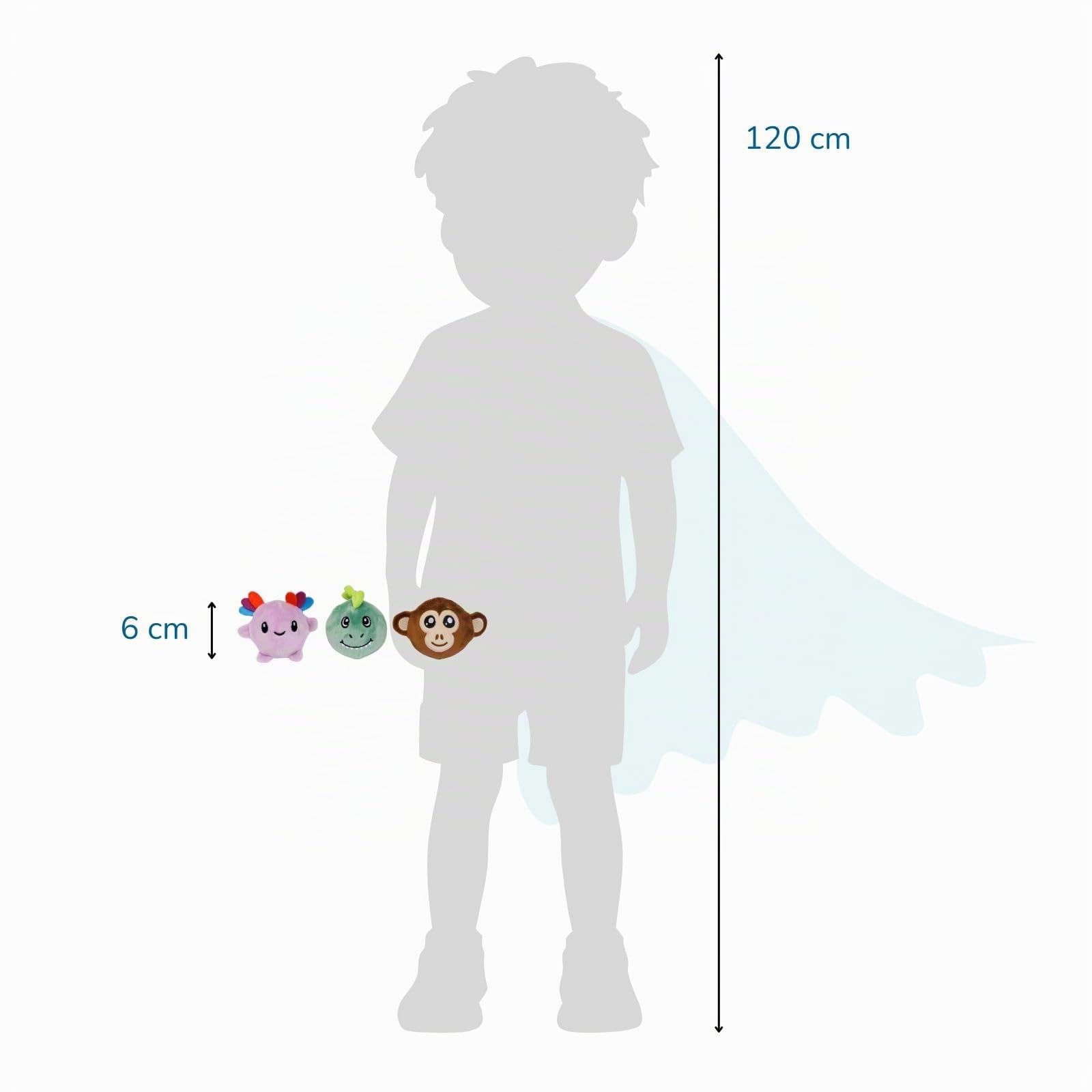 alldoro-pl-sch-flummis-9er-set-6-cm-dino-affe-axolotl image 6