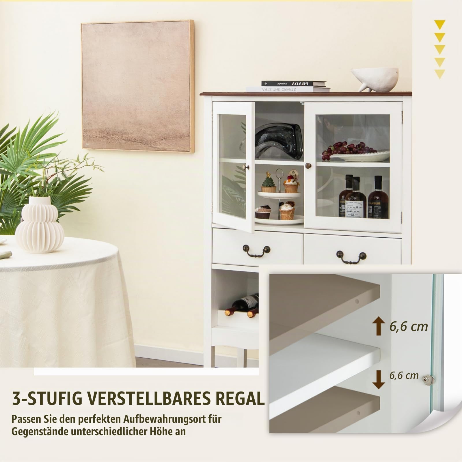 komfotteu-weinschrank-sideboard-90-5x38x126-cm-mit-t-ren-und-weinregal image 4