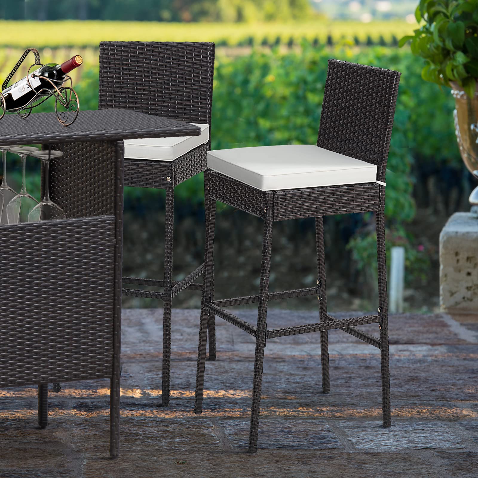 komfotteu-rattan-barhocker-2-st-ck-76-cm-mit-kissen-bis-180-kg image 7