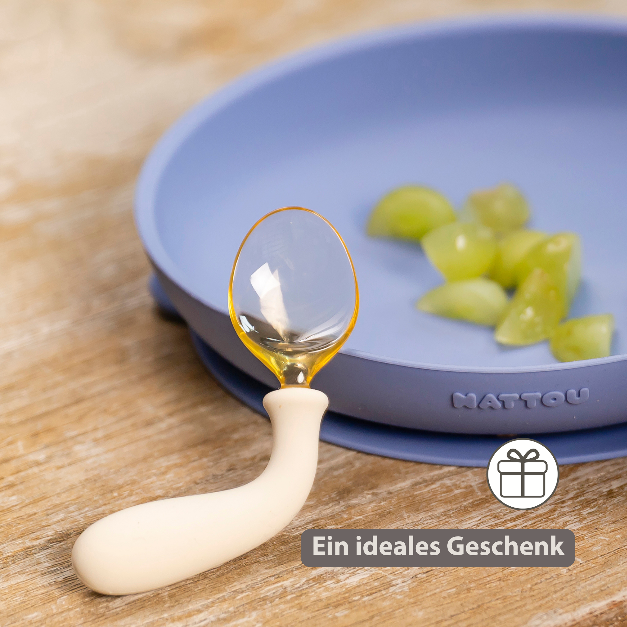 nattou-mealtime-babybesteck-silikon-12-cm-ecru image 6