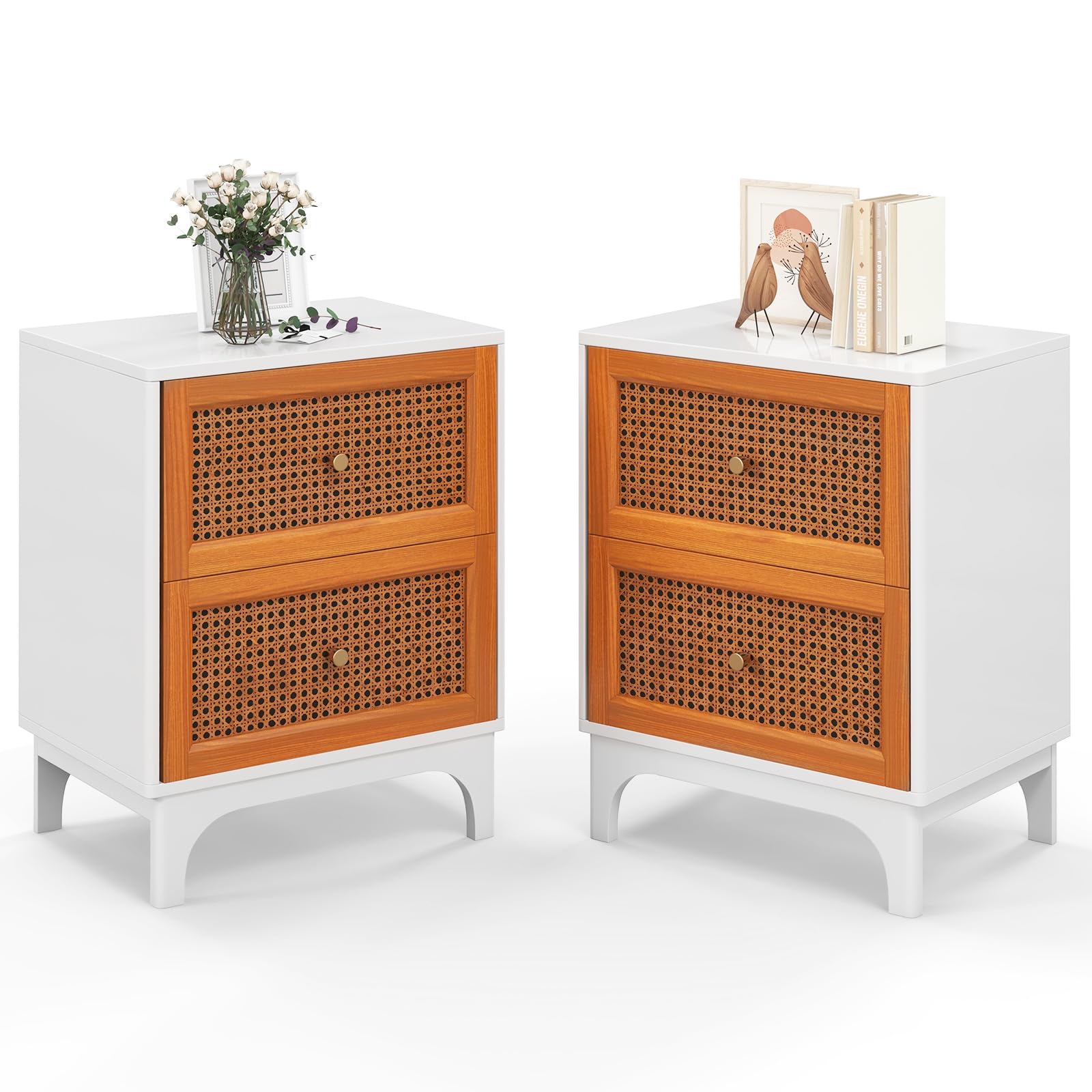 komfotteu-nachttisch-rattan-40x30x60-5-cm-2-schubladen image 8