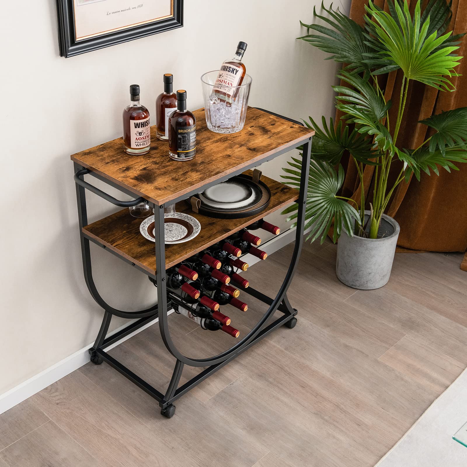 komfotteu-weinregal-mit-rollen-barwagen-83-cm image 6
