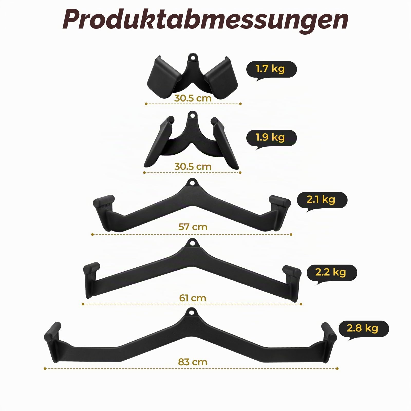 komfotteu-5-teiliges-rudergriff-set-f-r-kabelzug-latzug-und-rudern image 7