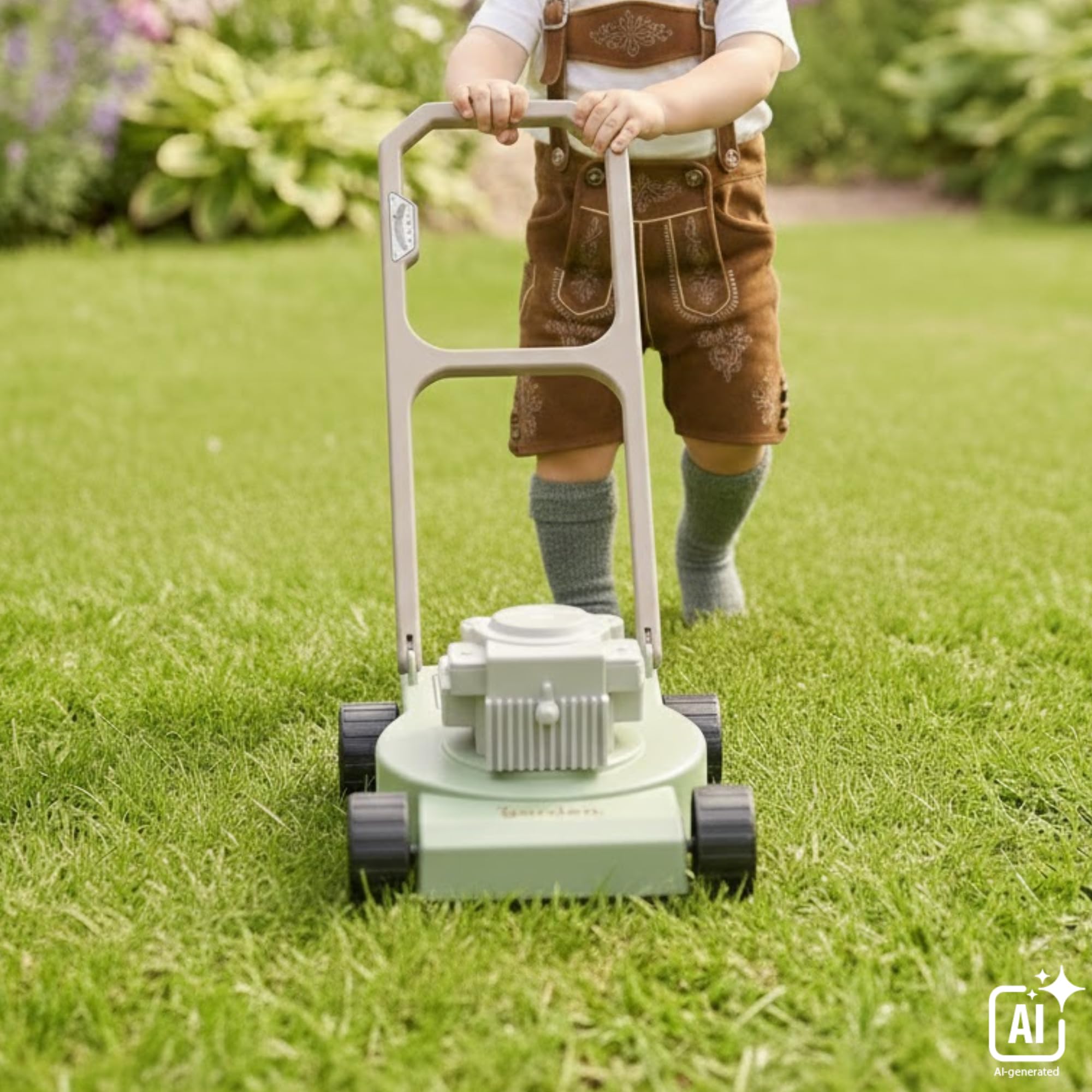 dantoy-green-garden-spielzeug-rasenm-her-mit-ger-usch-ab-2-jahren image 5