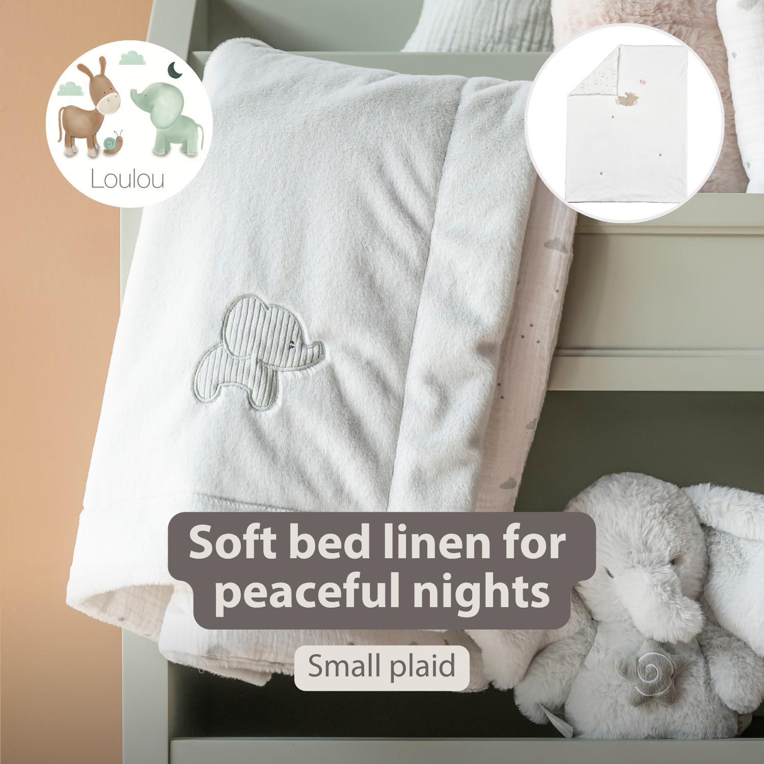 nattou-loulou-kuscheldecke-elefant-75-x-100-cm-lindengr-n image 2
