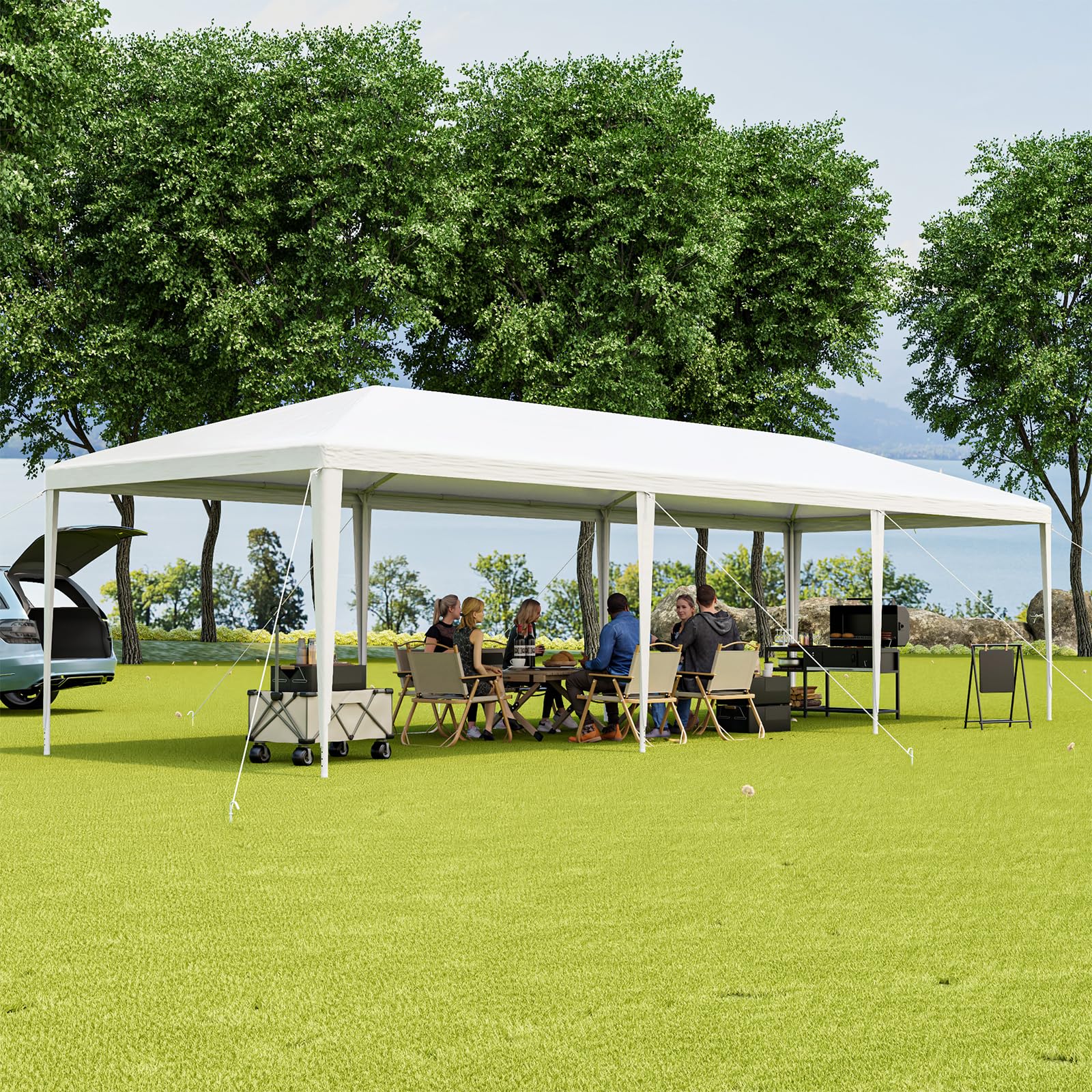 komfotteu-gartenpavillon-3x9m-partyzelt-mit-8-seitenw-nden-wei image 6