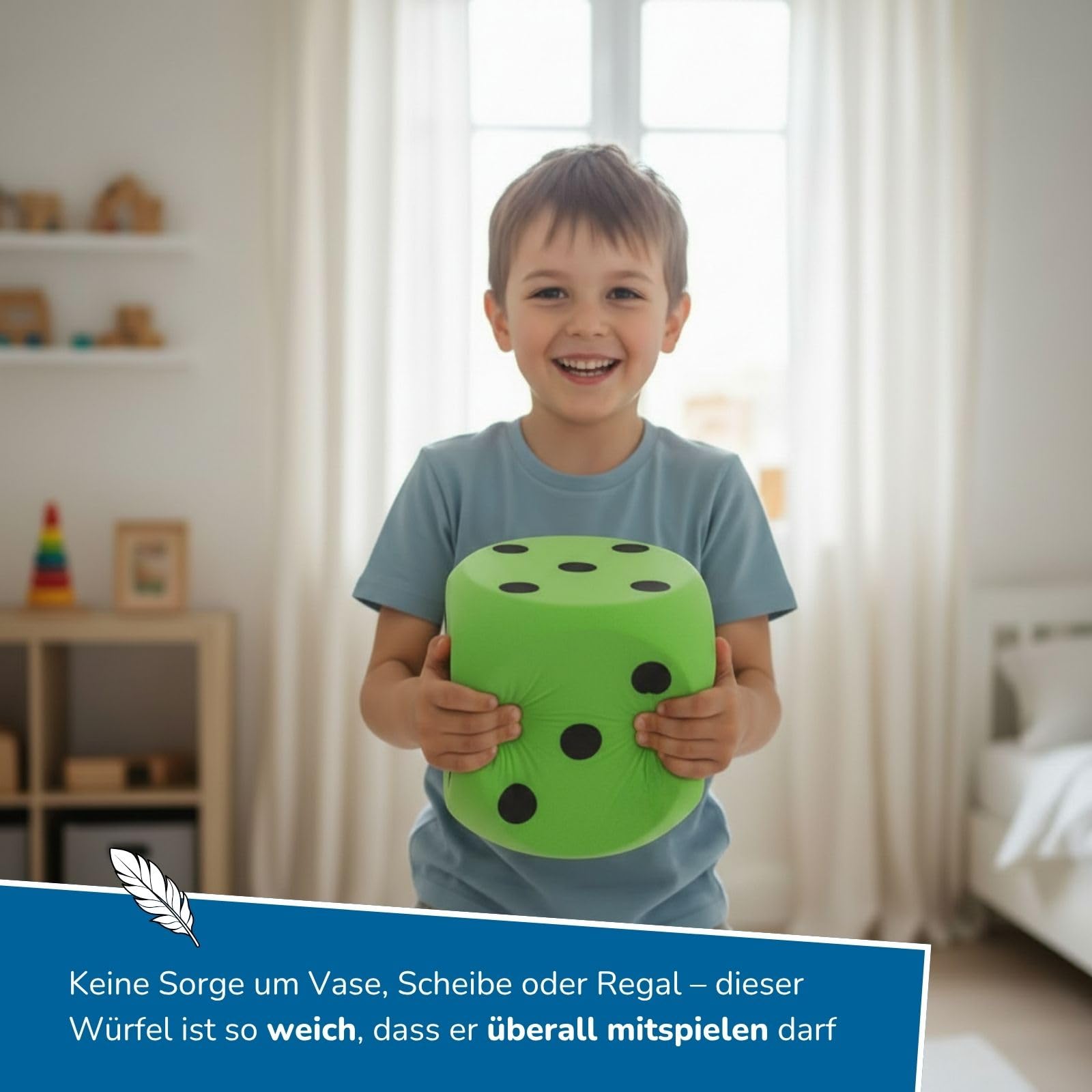 alldoro-xxl-schaumstoff-w-rfel-12er-set-15-cm-gr-n image 3