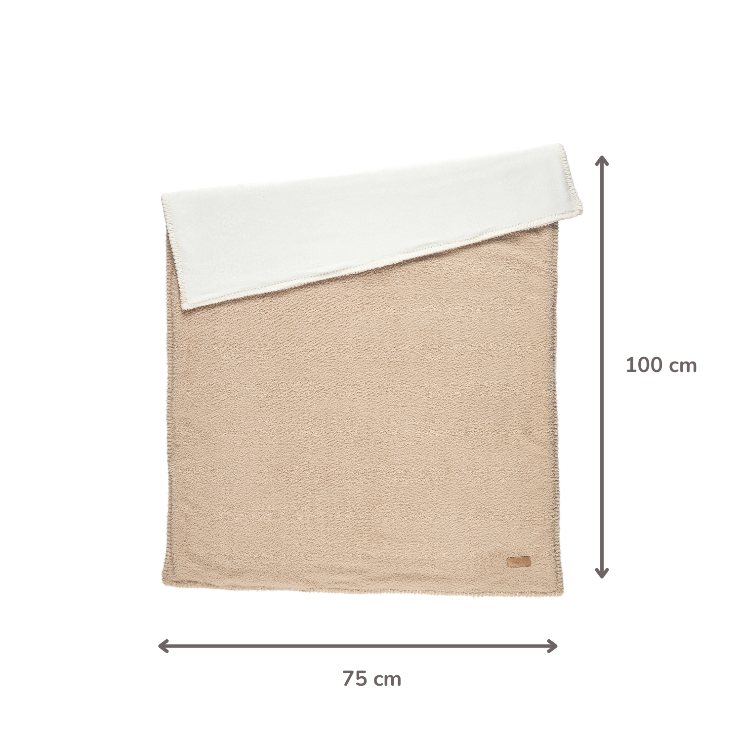 nattou-teddy-supersoft-wendbare-babydecke-beige-100x75-cm image 2