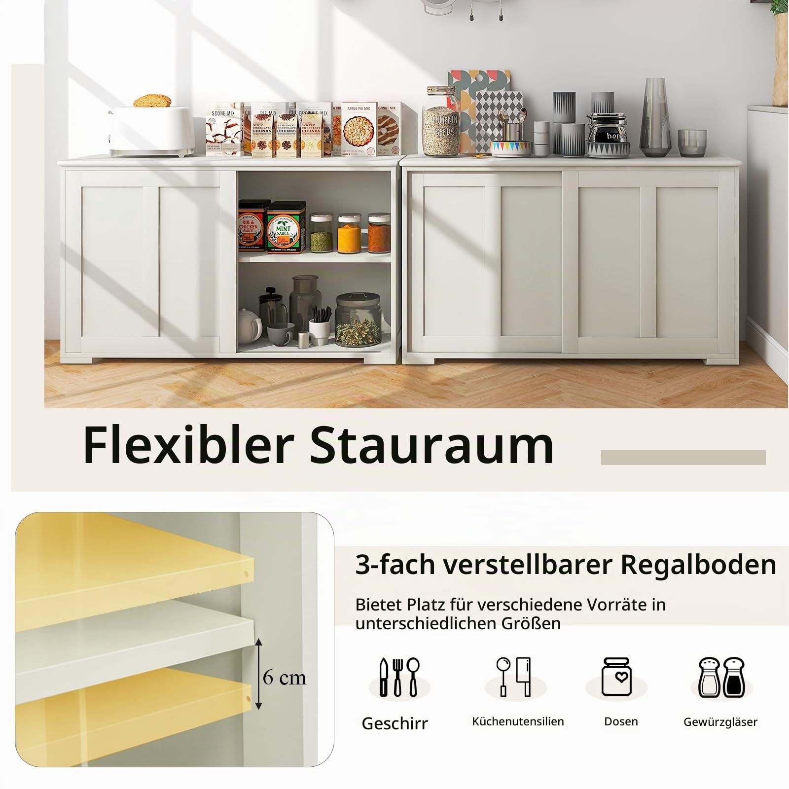komfotteu-sideboard-beistellschrank-milchig-wei-107x33x60cm image 6