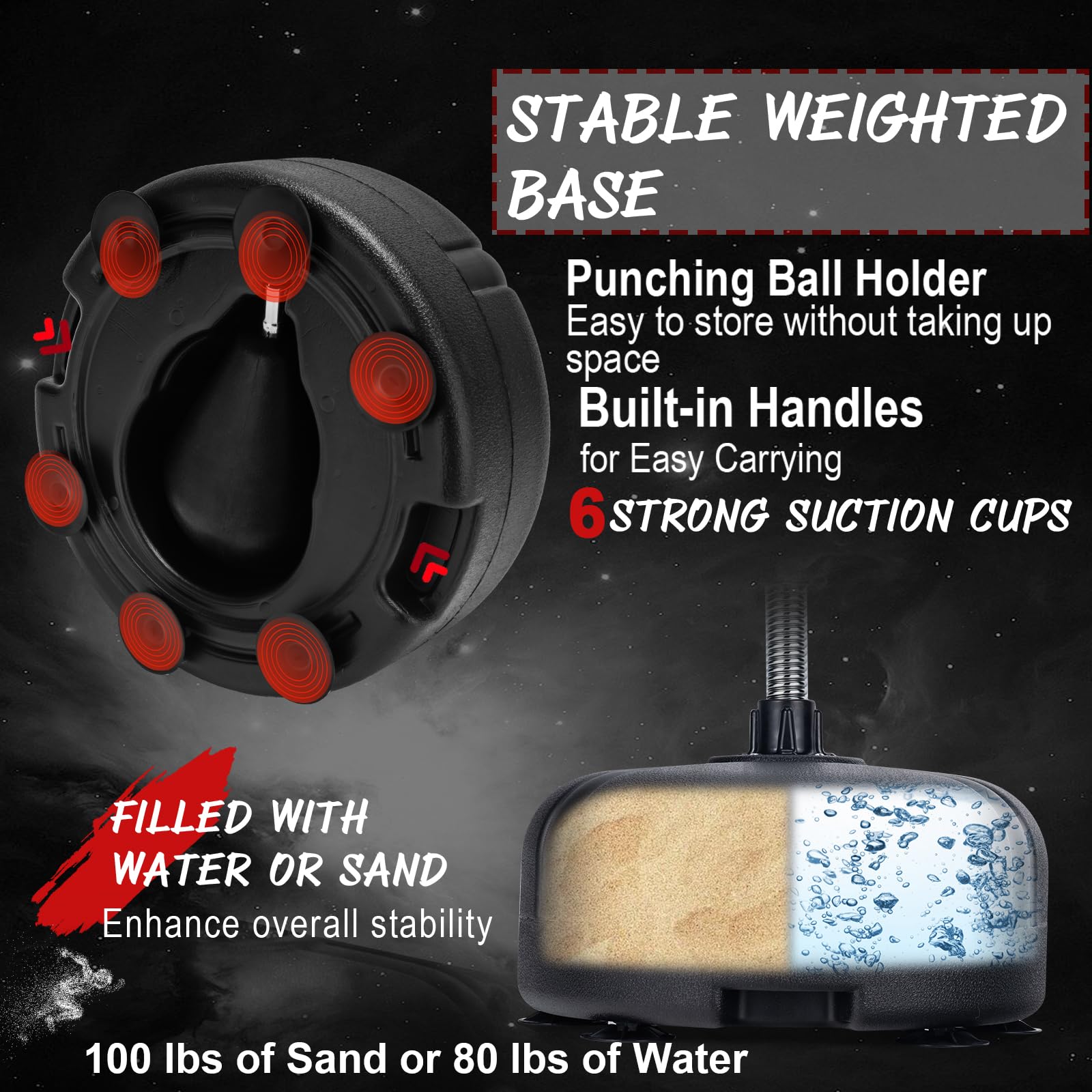 komfotteu-standboxsack-punchingball-auf-standfu-140-158-cm-mit-boxhandschuhen image 4