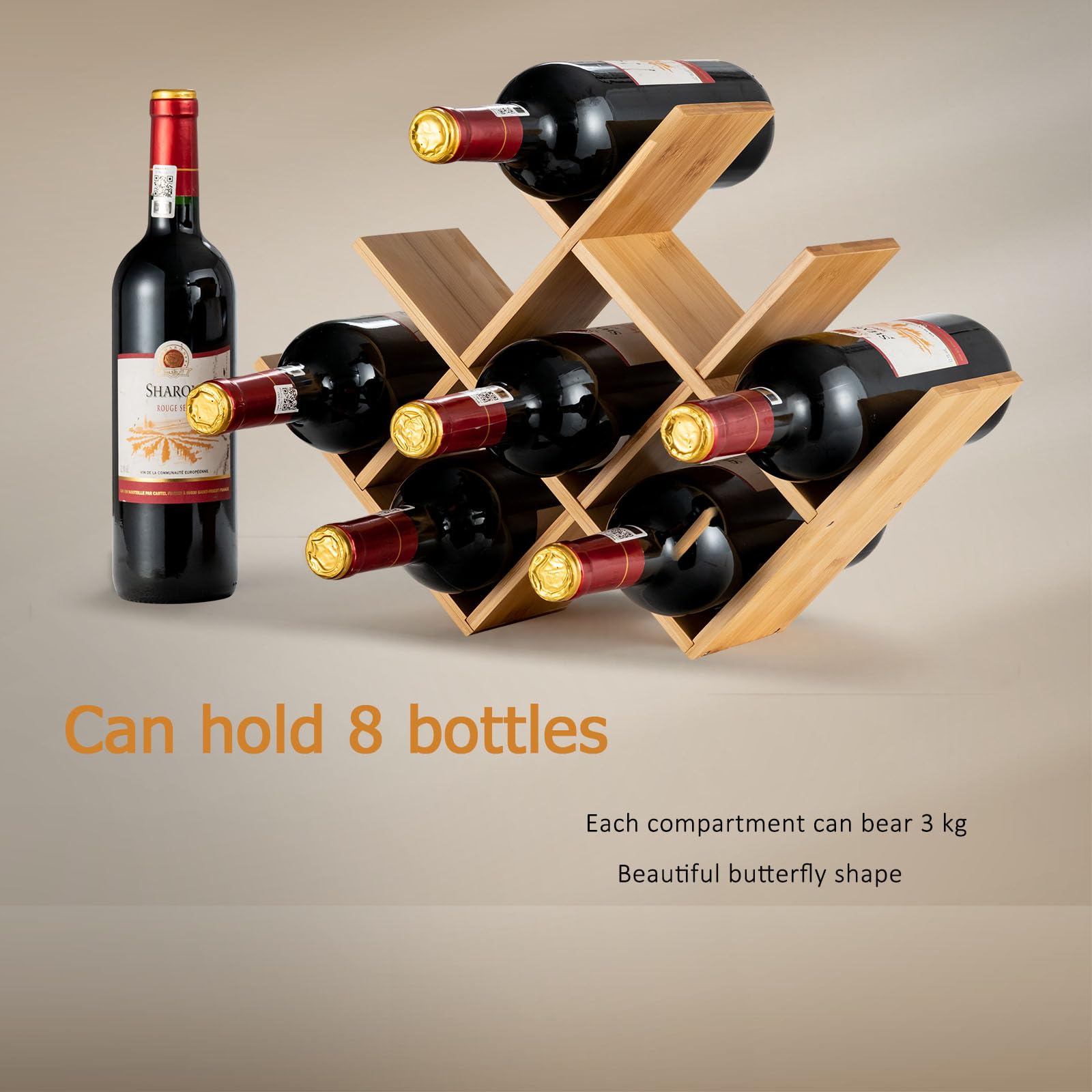 komfotteu-weinregal-bambus-f-r-8-flaschen-freistehend-44x10x30-cm image 4