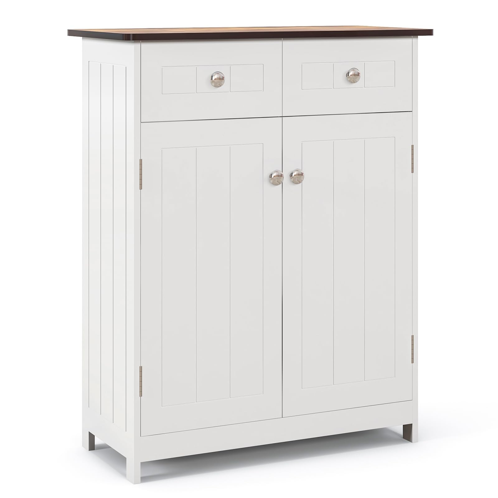 komfotteu-badzimmerschrank-wei-60x30x75-cm-mit-2-schubladen-2-t-ren-verstellbare image 8