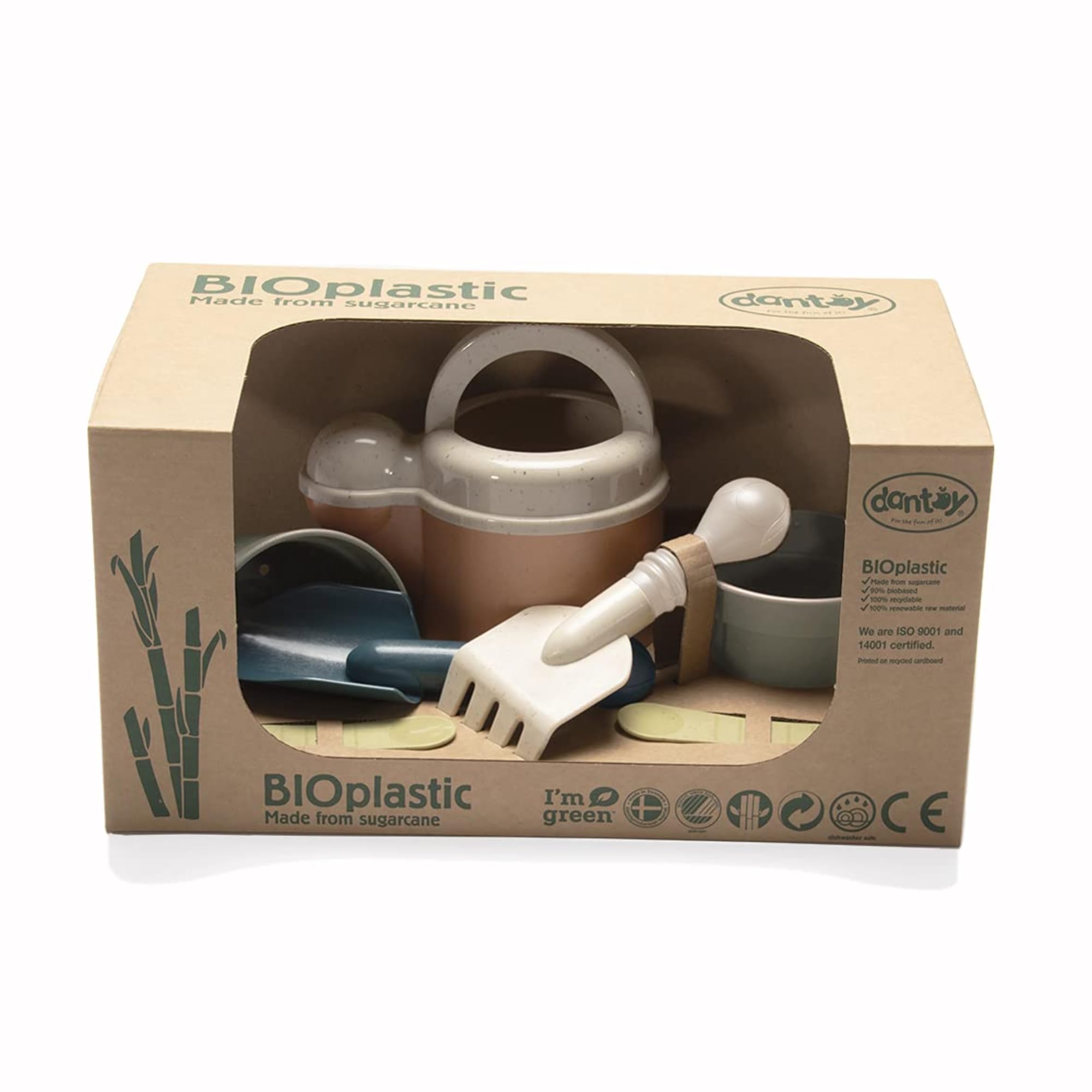 dantoy-green-garden-pflanzset-7-teilig-mit-gie-kanne-aus-bio-kunststoff image 2