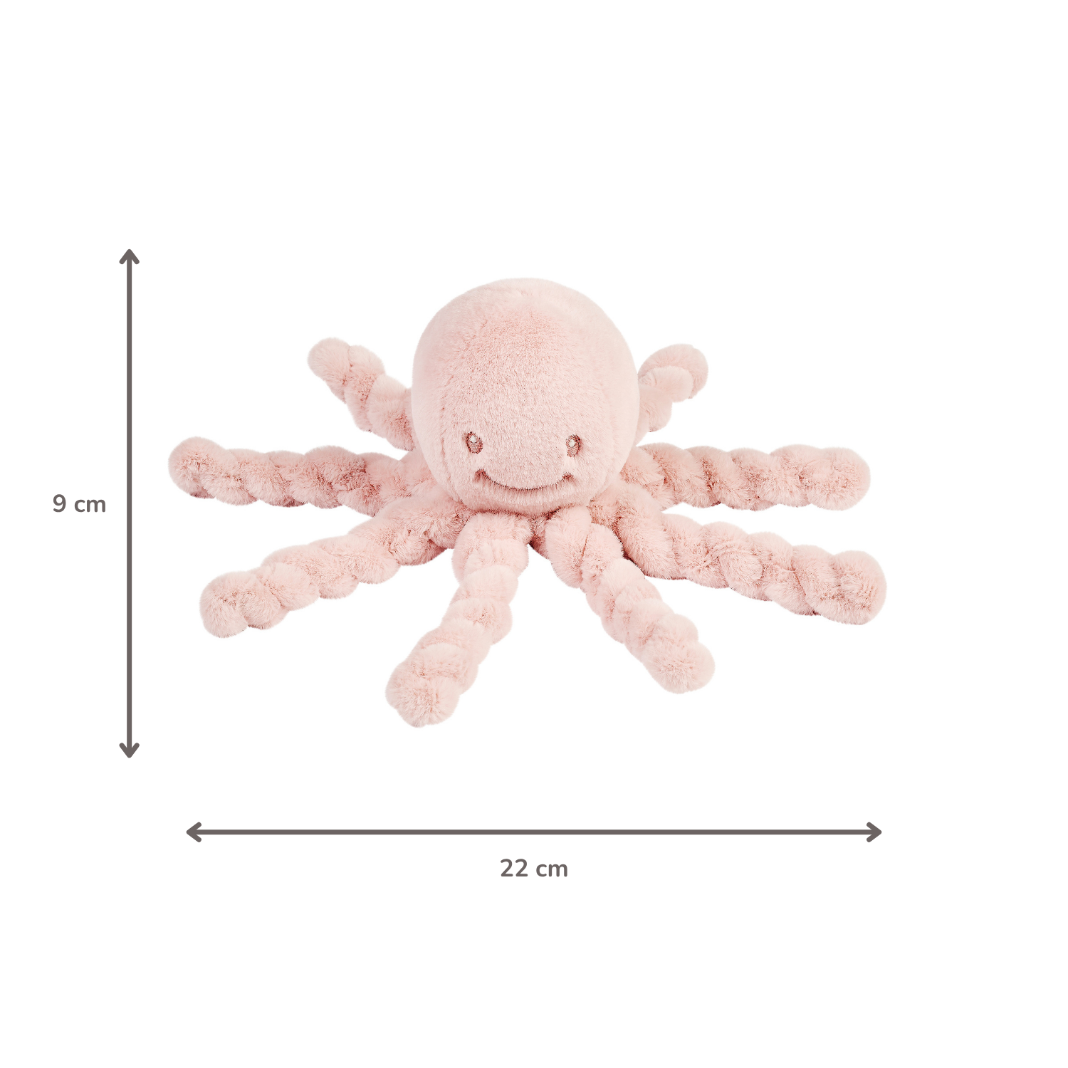 nattou-lapidou-doudou-kuschel-oktopus-22-cm-puderrosa image 6