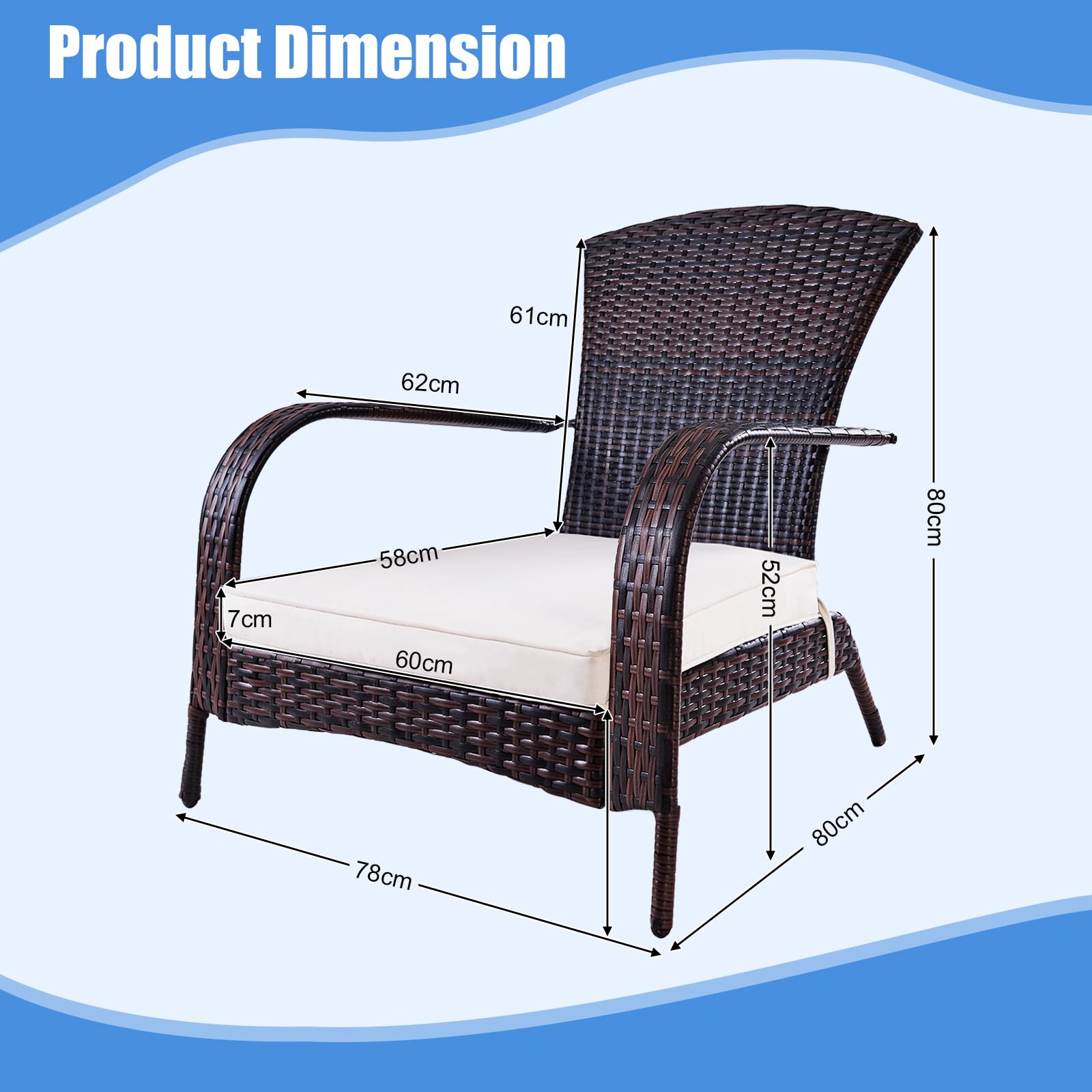 komfotteu-gartenstuhl-rattan-braun-adirondack-stuhl-mit-kissen-bis-120-kg image 3