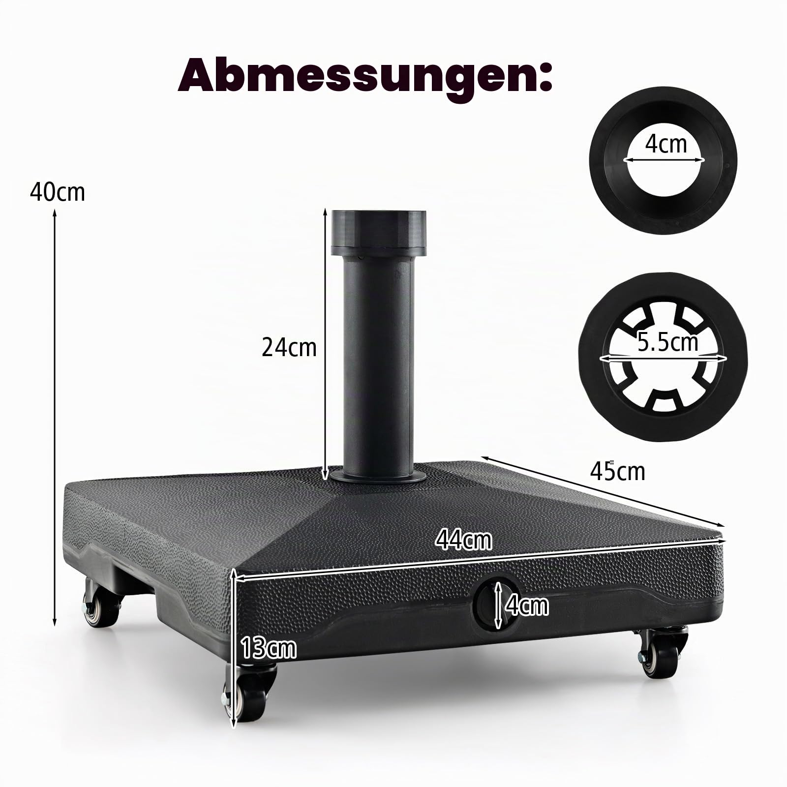 komfotteu-sonnenschirmst-nder-mit-rollen-bef-llbar-16-l-25-kg-f-r-40-mm-55-mm image 5