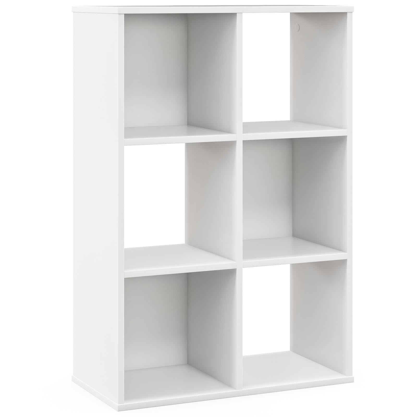 komfotteu-b-cherregal-6-f-cher-61x30x90-cm-wei-mit-kippschutz image 8