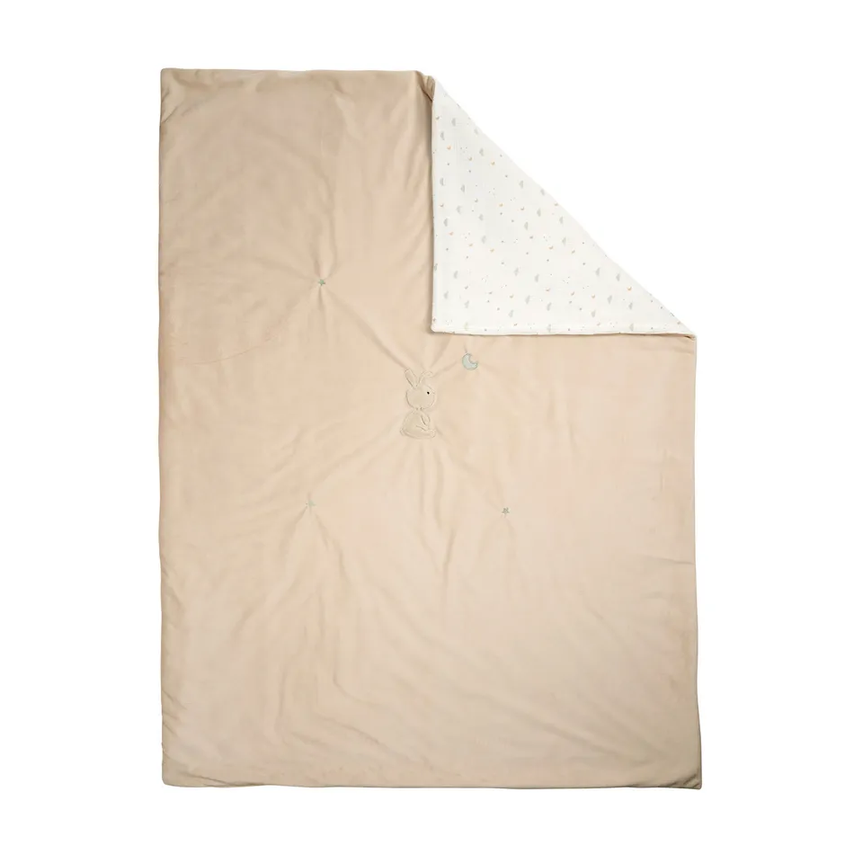 nattou-loulou-kuscheldecke-hase-100-x-140-cm-sand image 1