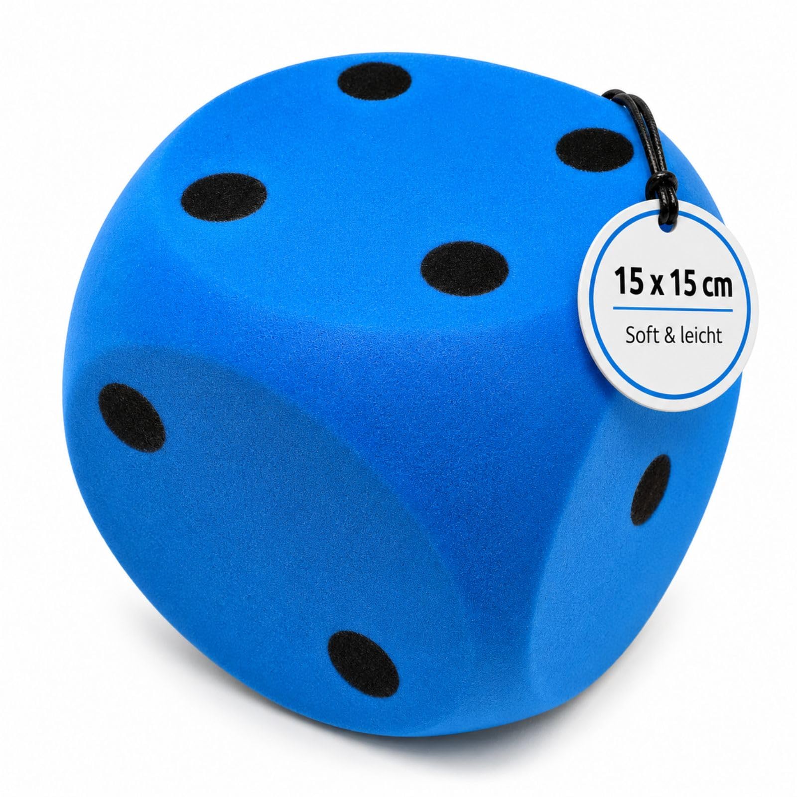 alldoro-xxl-schaumstoff-w-rfel-15-x-15-cm-blauer-soft-spielw-rfel image 1