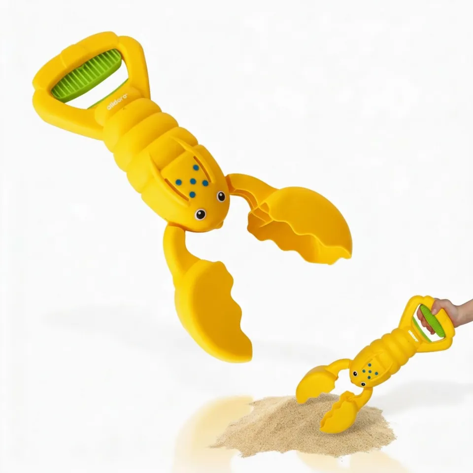 alldoro-sandgreifer-hummer-gelb-34-cm-sandkasten-krabbe-schaufel image 1