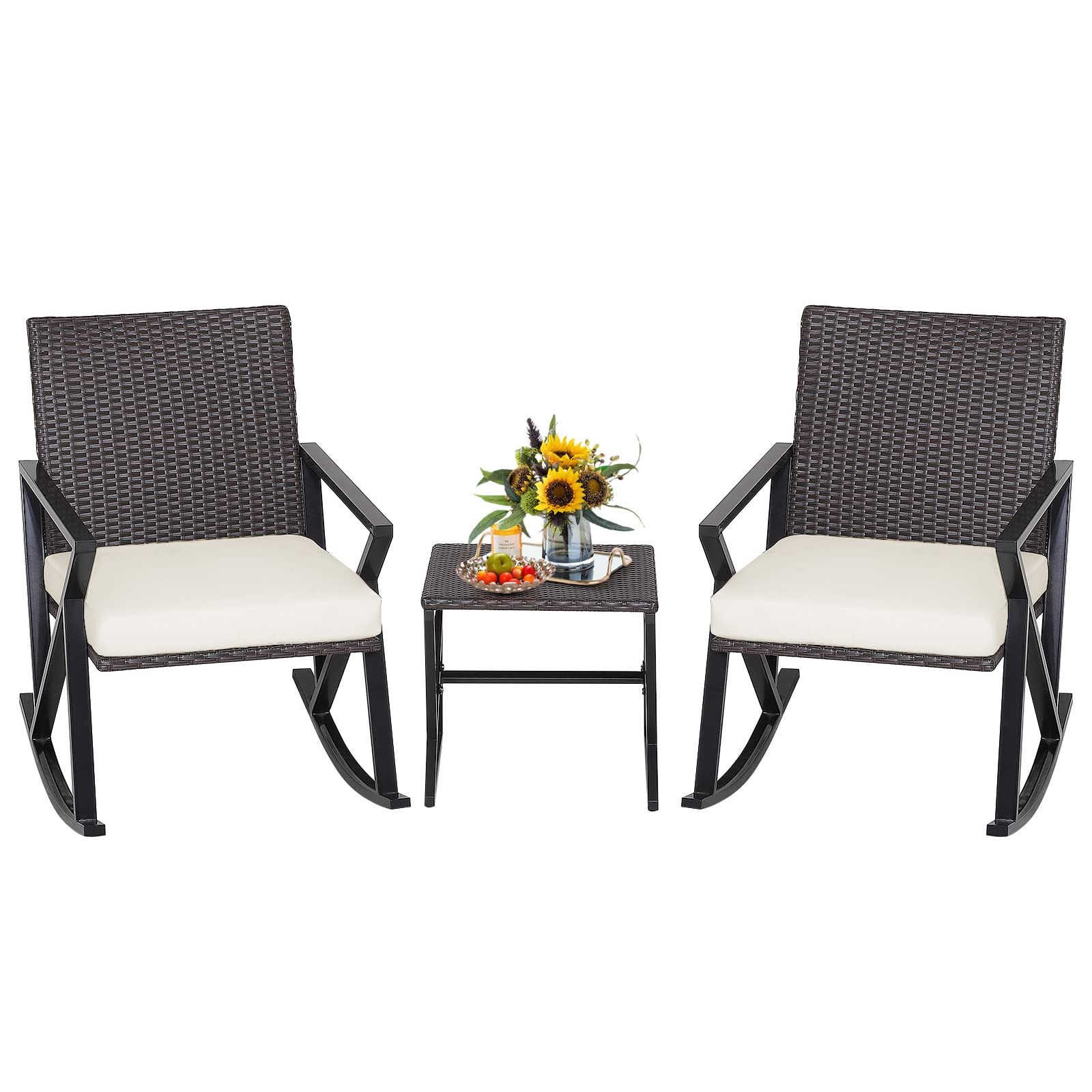 komfotteu-rattan-bistroset-3-tlg-mit-2-schaukelst-hlen-und-tisch image 1