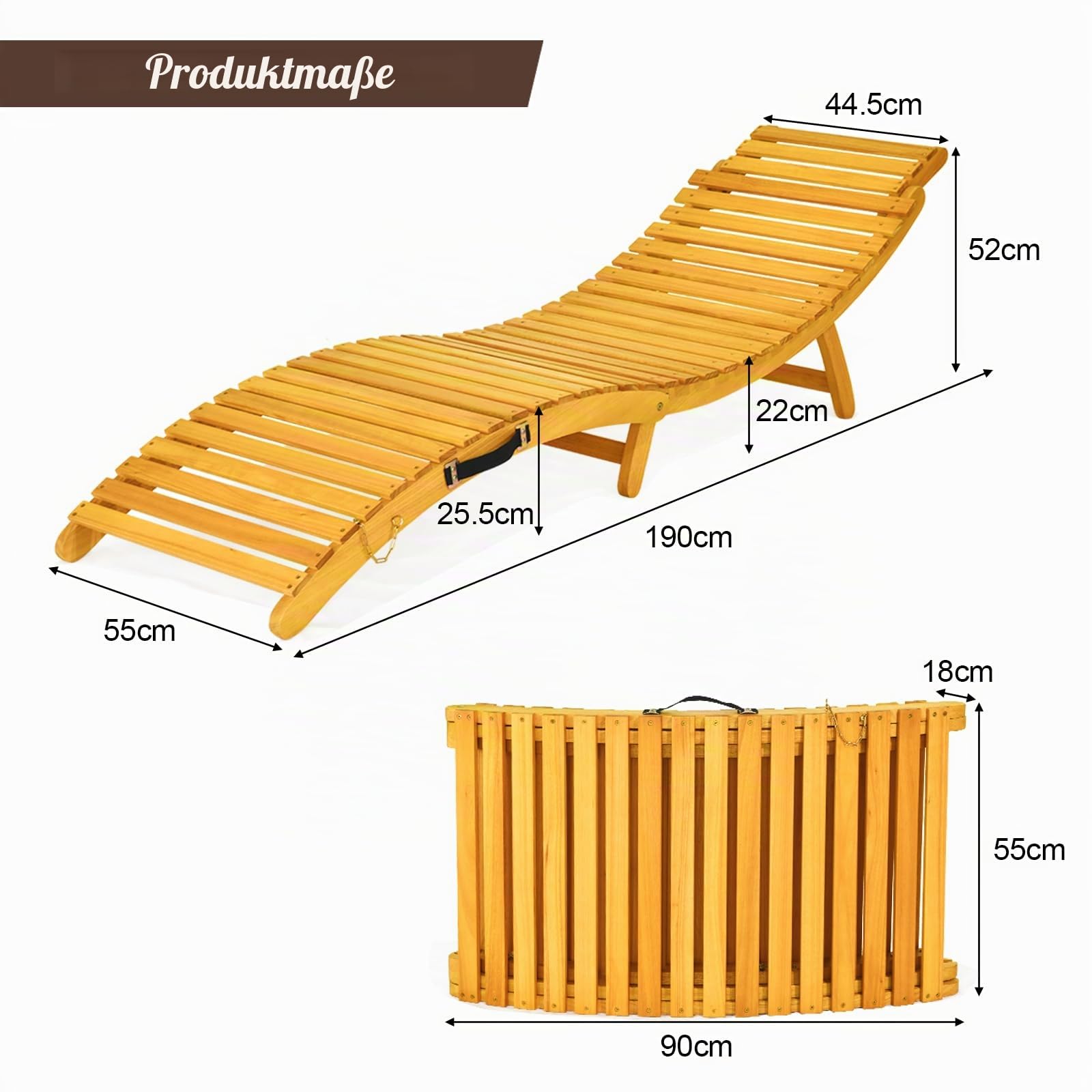 komfotteu-sonnenliege-klappbar-bis-180-kg-holz-liegestuhl-mit-wendekissen-rot-we image 6