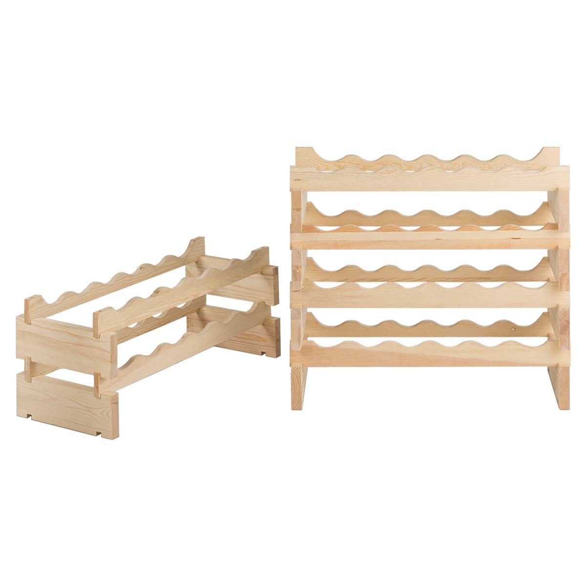 komfotteu-weinregal-stapelbar-flaschenregal-f-r-36-flaschen-massivholz-63-x-28-x image 6