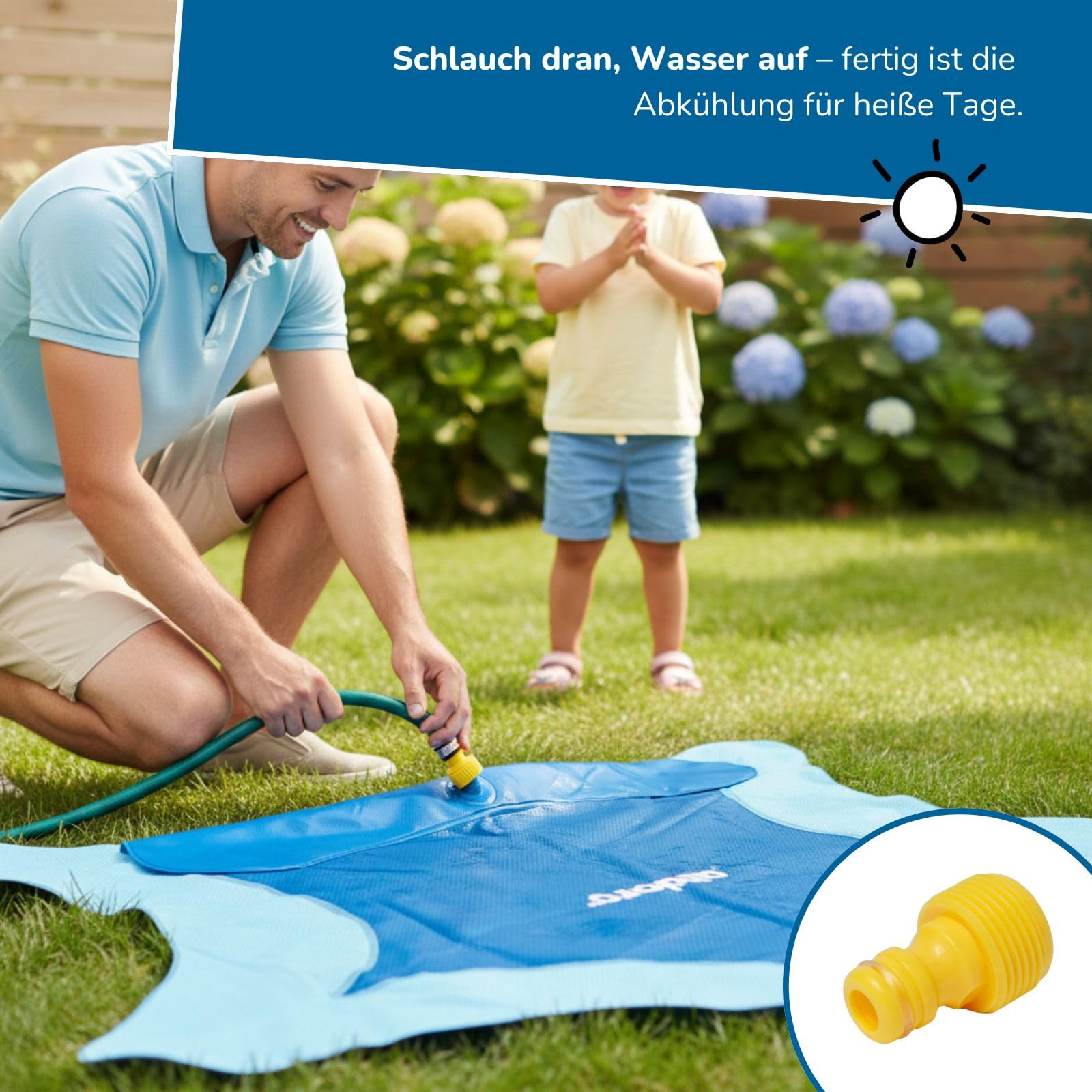alldoro-wasserspielmatte-stern-100-cm-mit-sprinkler image 4