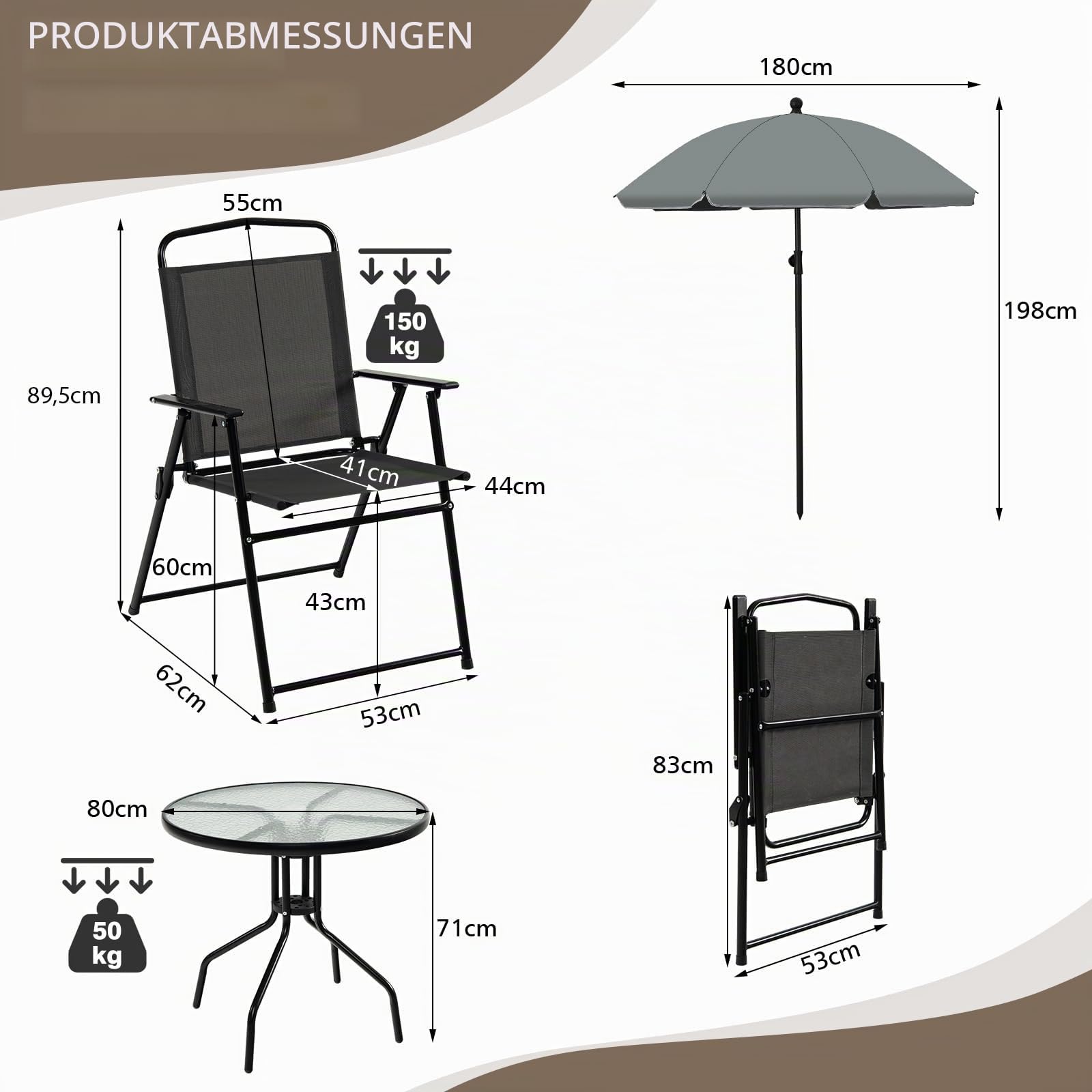 komfotteu-gartenm-bel-set-6-teilig-mit-sonnenschirm-glastisch-und-4-klappst-hlen image 7