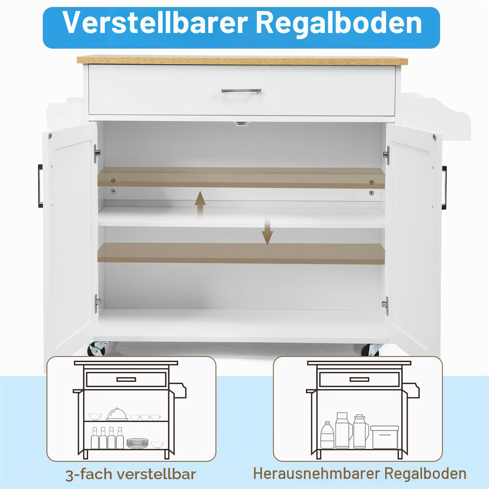 komfotteu-k-chenwagen-servierwagen-mit-arbeitsplatte-116x40x85cm-wei image 4