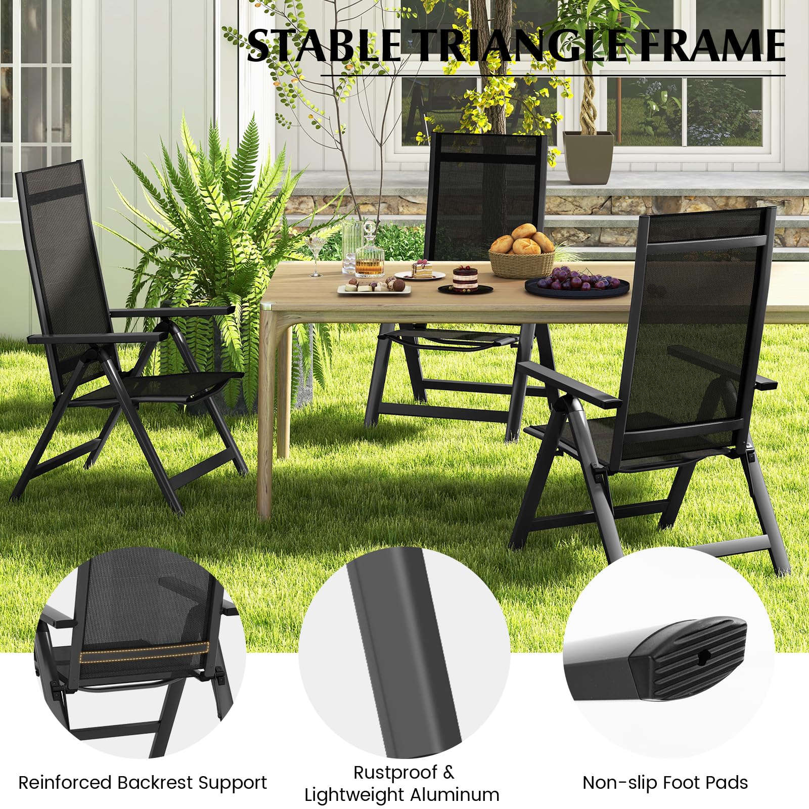 komfotteu-klappstuhl-gartenstuhl-2er-set-verstellbar-mit-armlehne image 5