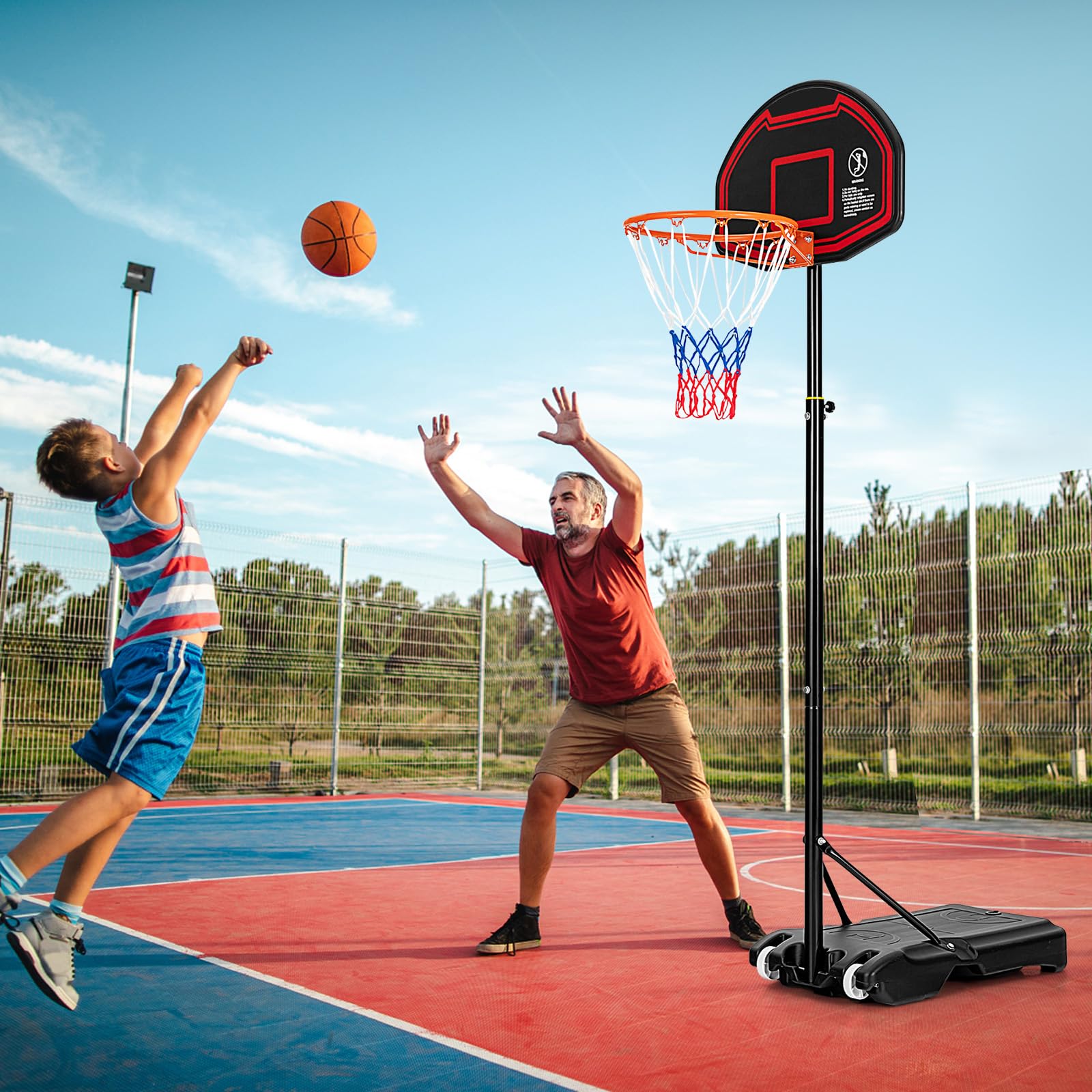 komfotteu-basketballst-nder-outdoor-h-henverstellbar-155-210-cm-schwarz image 7