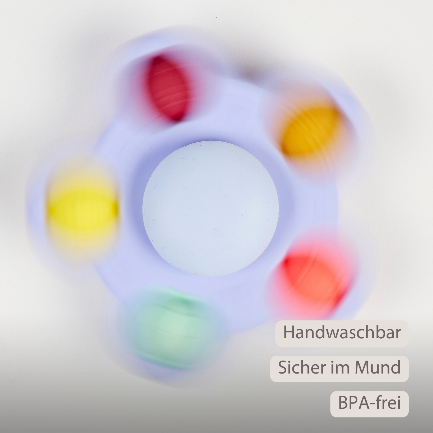 nattou-silikon-babyrassel-pop-it-spinner-9-cm-mit-saugnapf-mehrfarbig image 4