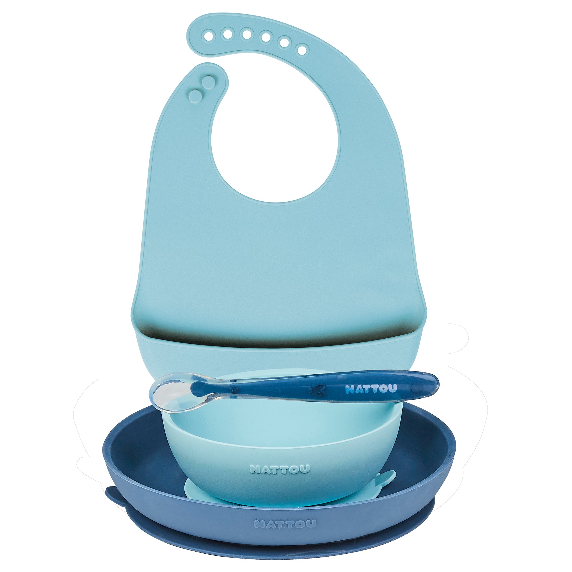 nattou-teddy-geschirr-set-kind-4-teilig-silikon-mit-l-tzchen image 3