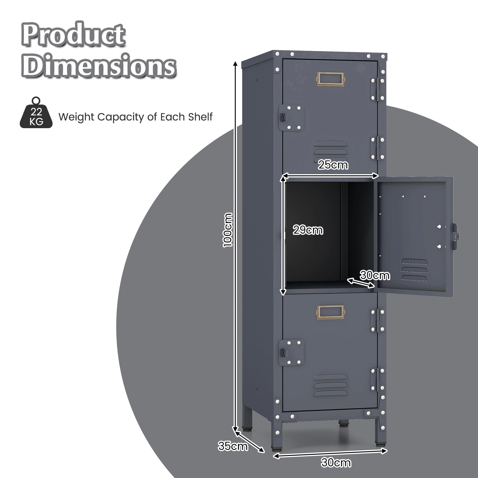 komfotteu-aktenschrank-metall-mit-3-t-ren-30x35x100-cm image 3