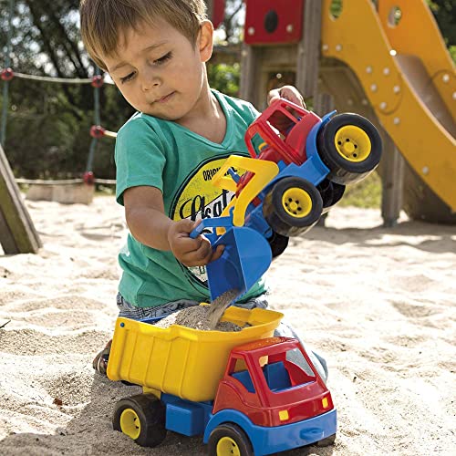 dantoy-kinder-traktor-mit-frontlader-und-bagger-ab-2-jahre image 7