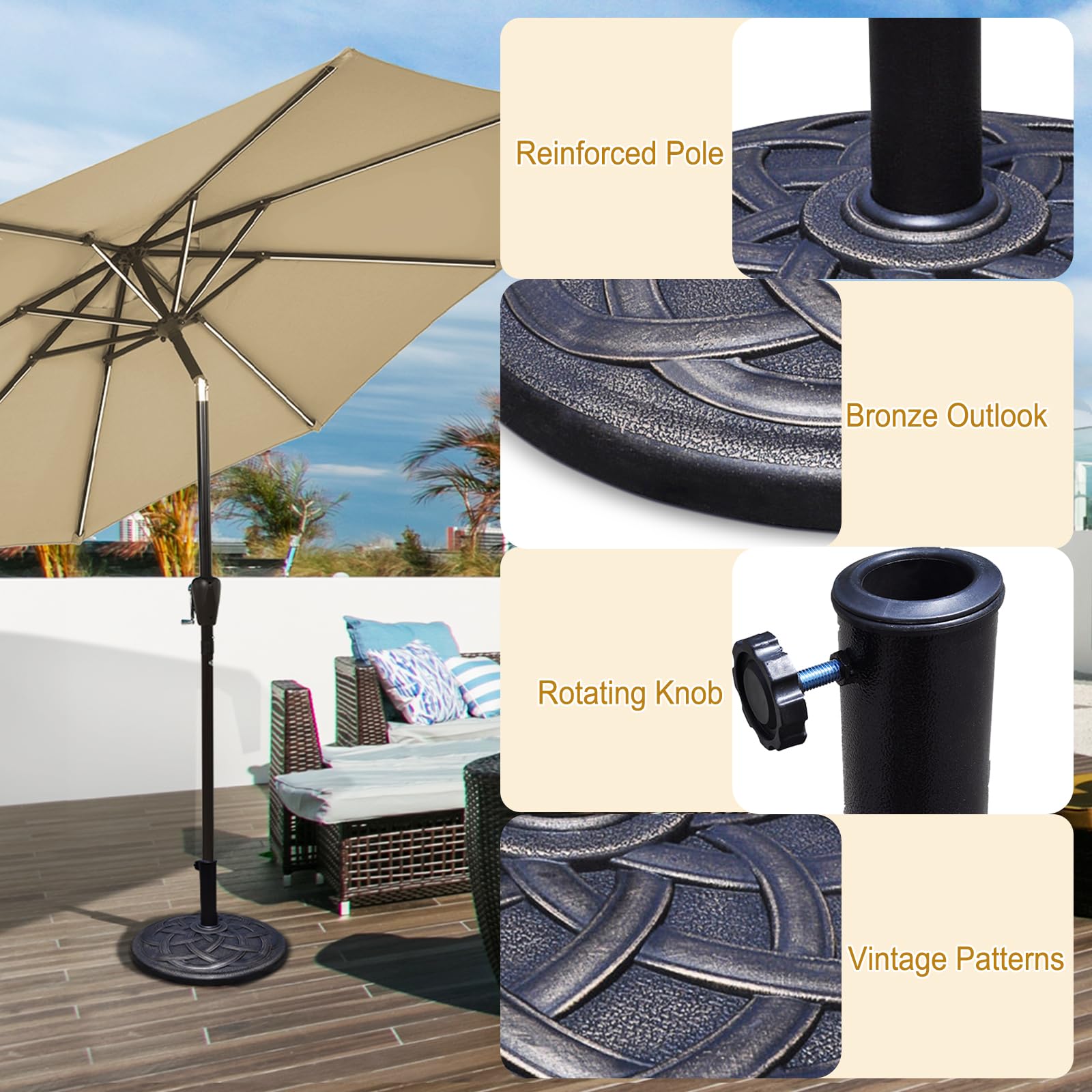 komfotteu-sonnenschirmst-nder-rund-harz-bronze-19-kg-f-r-38-48-mm-schirmst-cke image 3