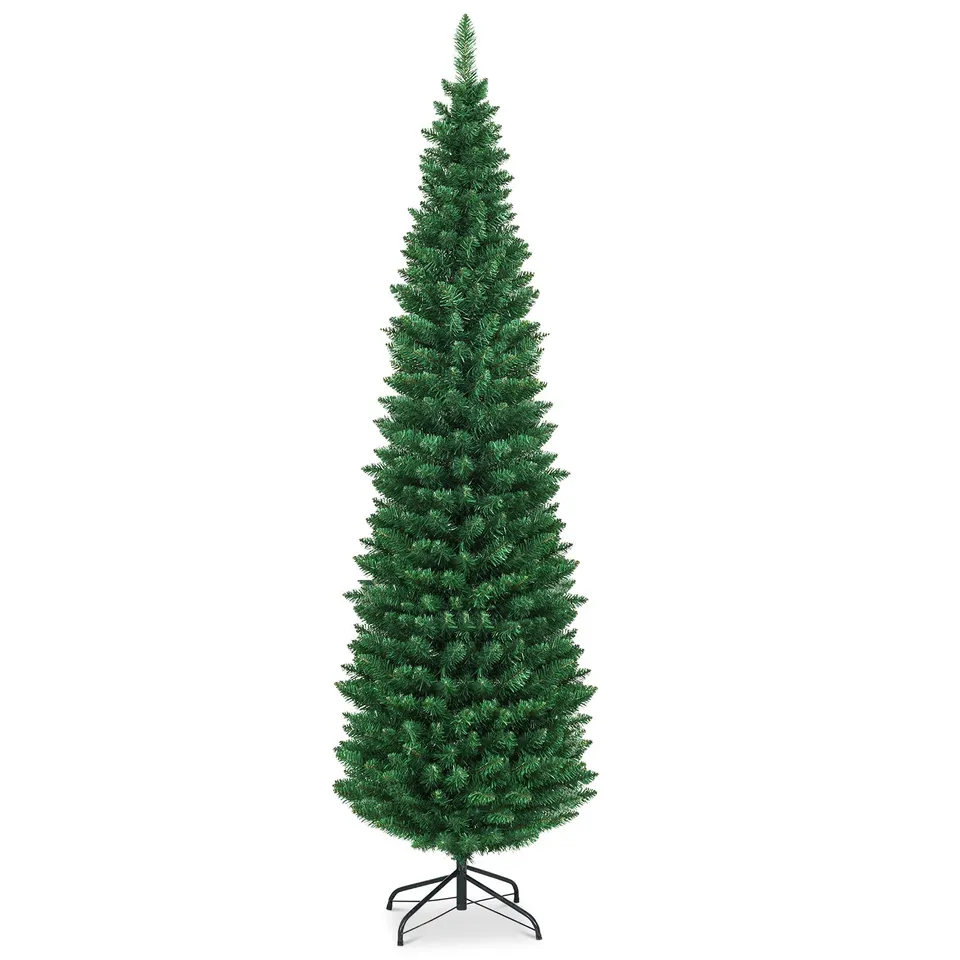 komfotteu-k-nstlicher-weihnachtsbaum-mit-metallst-nder-700-spitzen image 1