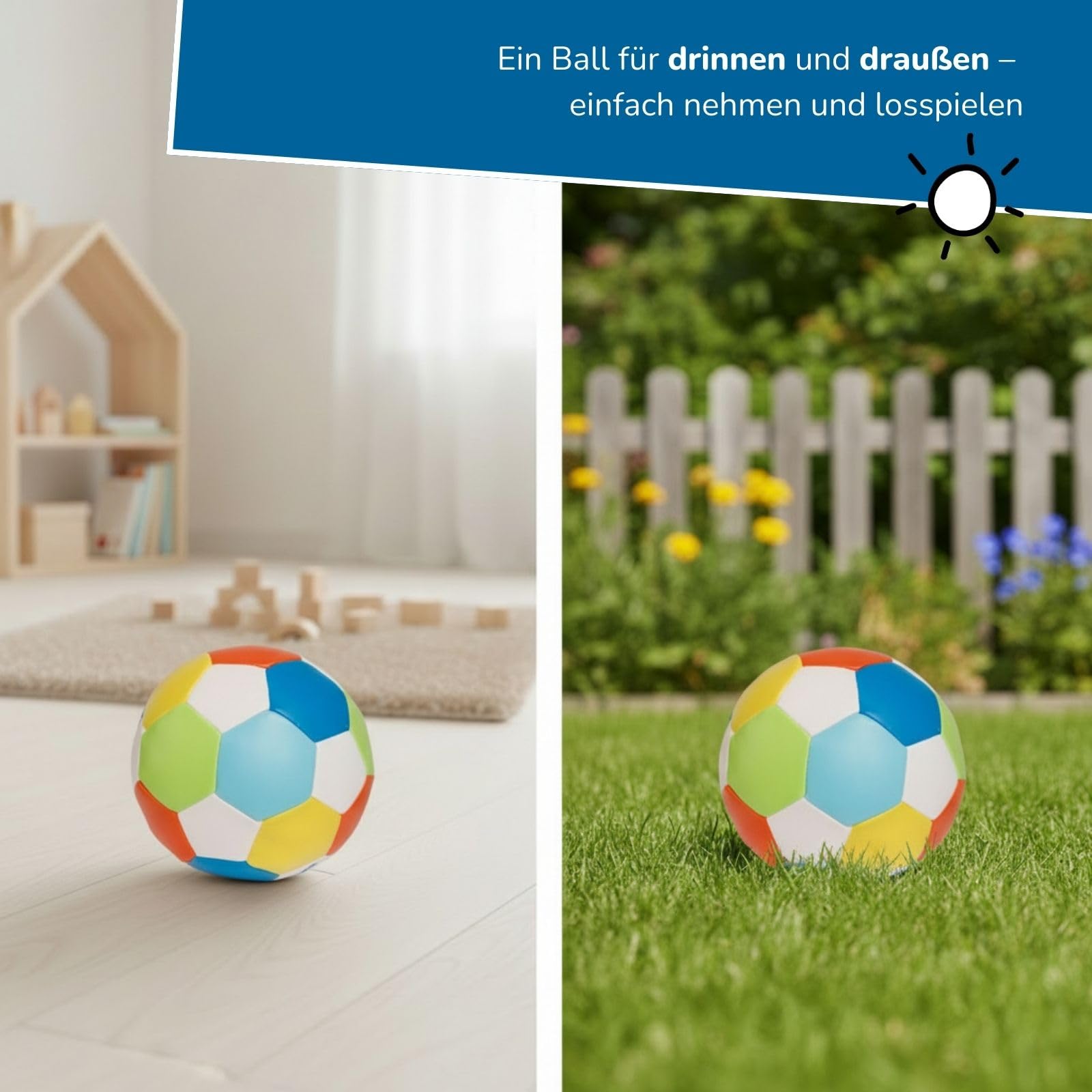 alldoro-softball-2er-set-10-cm-18-cm-schaumstoffball image 4