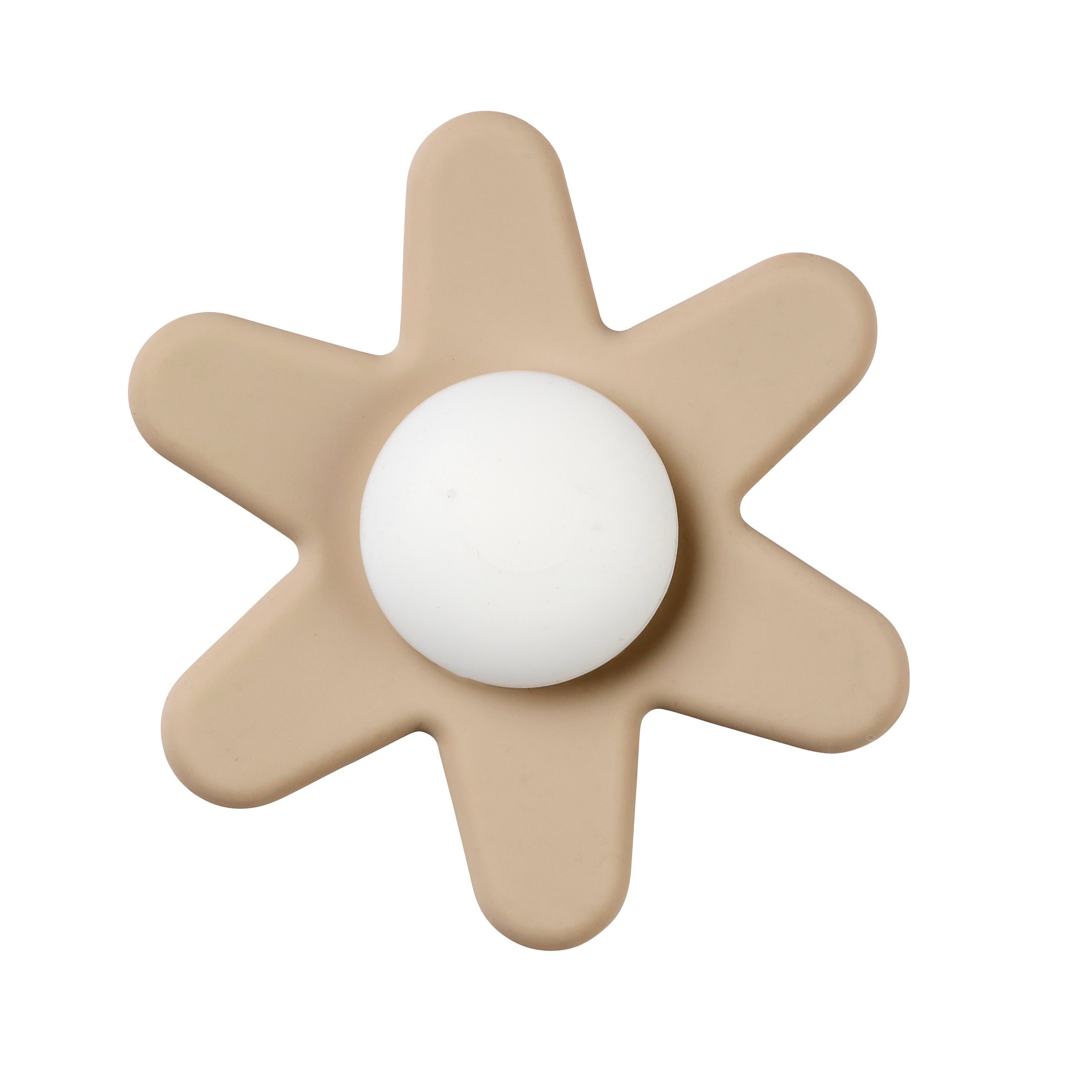 nattou-spinner-blume-silicone-baby-saugnapf-spielzeug-9-x-9-x-3-5-cm image 1