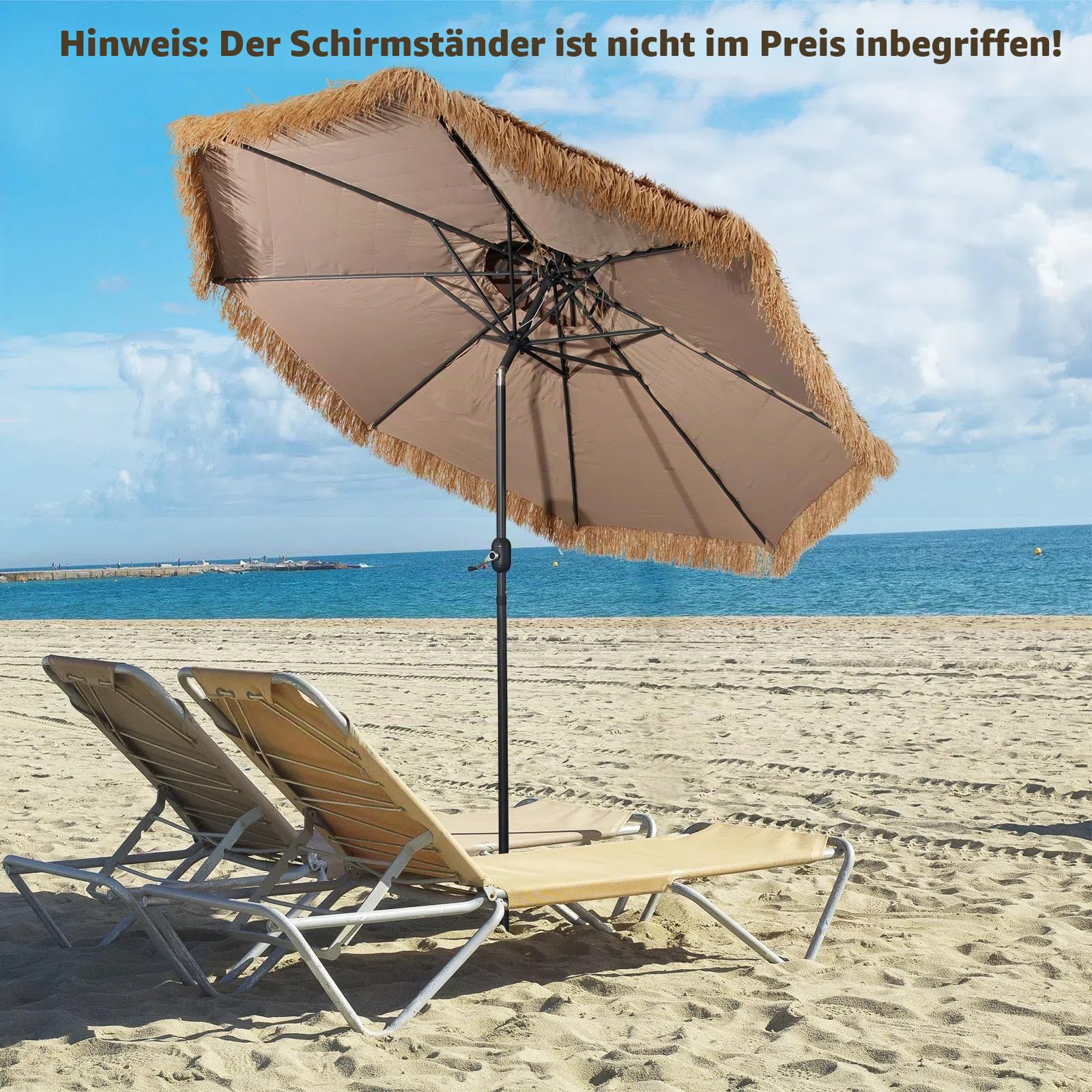 komfotteu-hawaii-sonnenschirm-3-m-bastschirm-knickbar-mit-doppeldach image 7