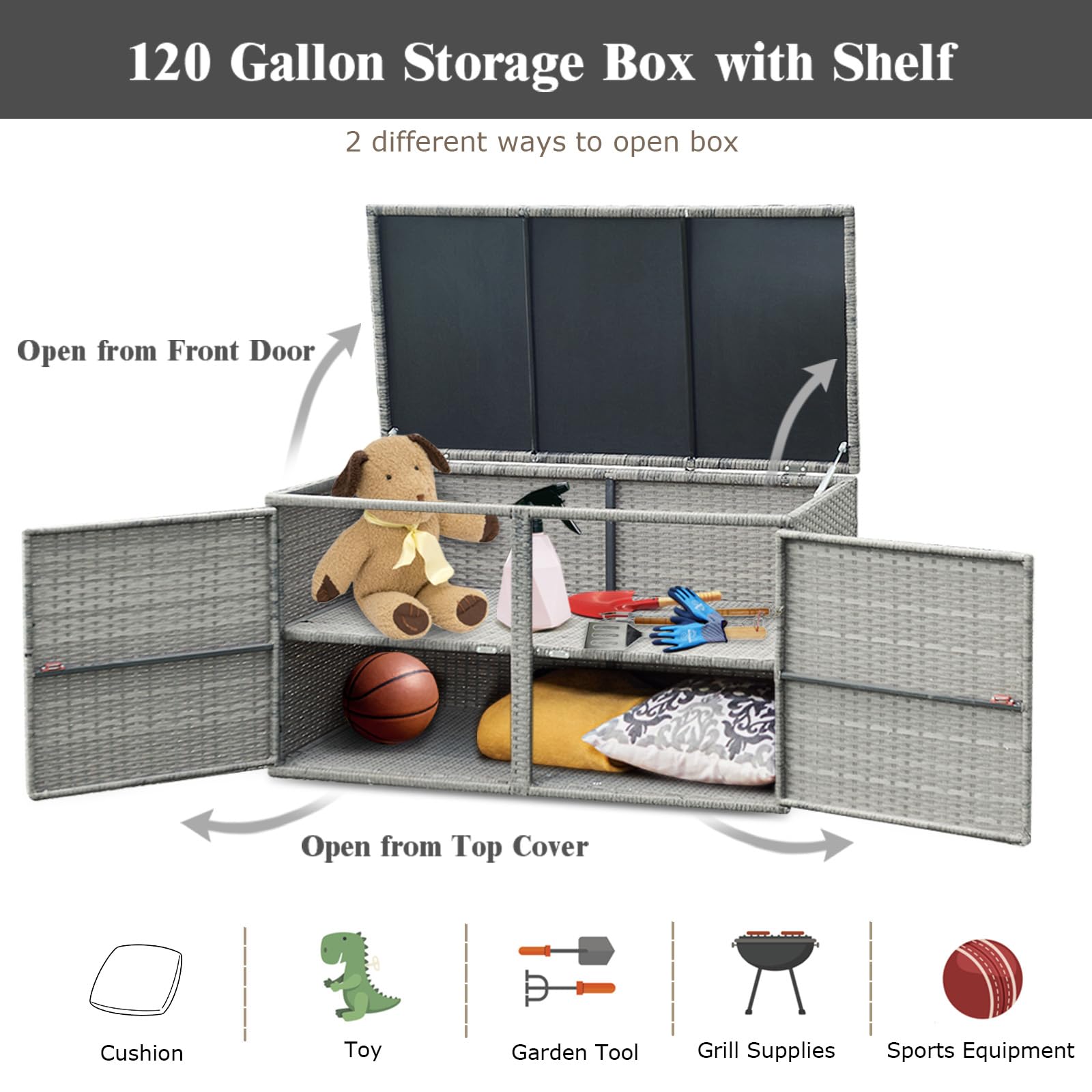 komfotteu-rattan-auflagenbox-aufbewahrungstruhe-g-rtnerschrank-2-st-ckig-grau image 5