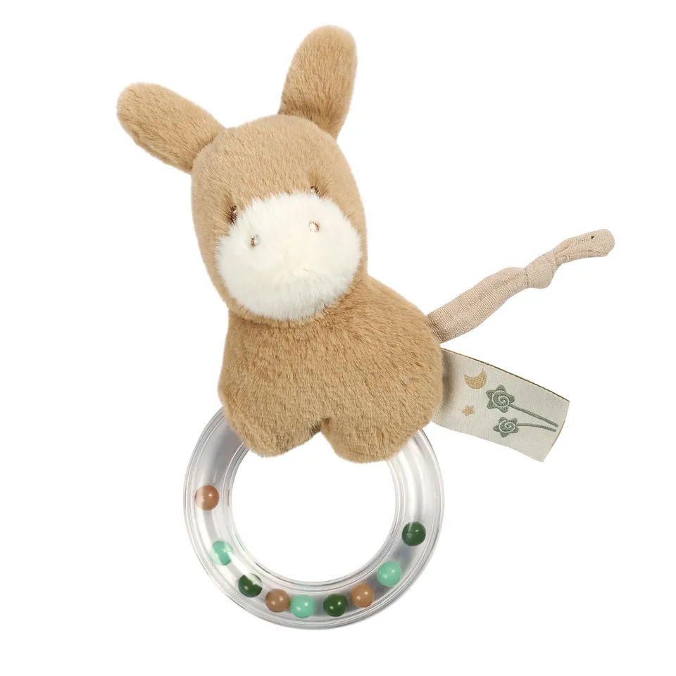 nattou-loulou-ringrassel-esel-15-cm-karamell image 1