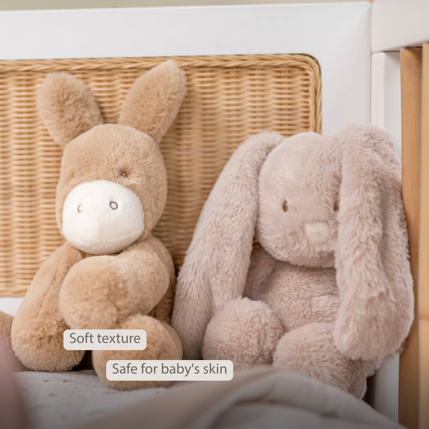 nattou-loulou-kuscheltier-hase-30-cm-sand image 5